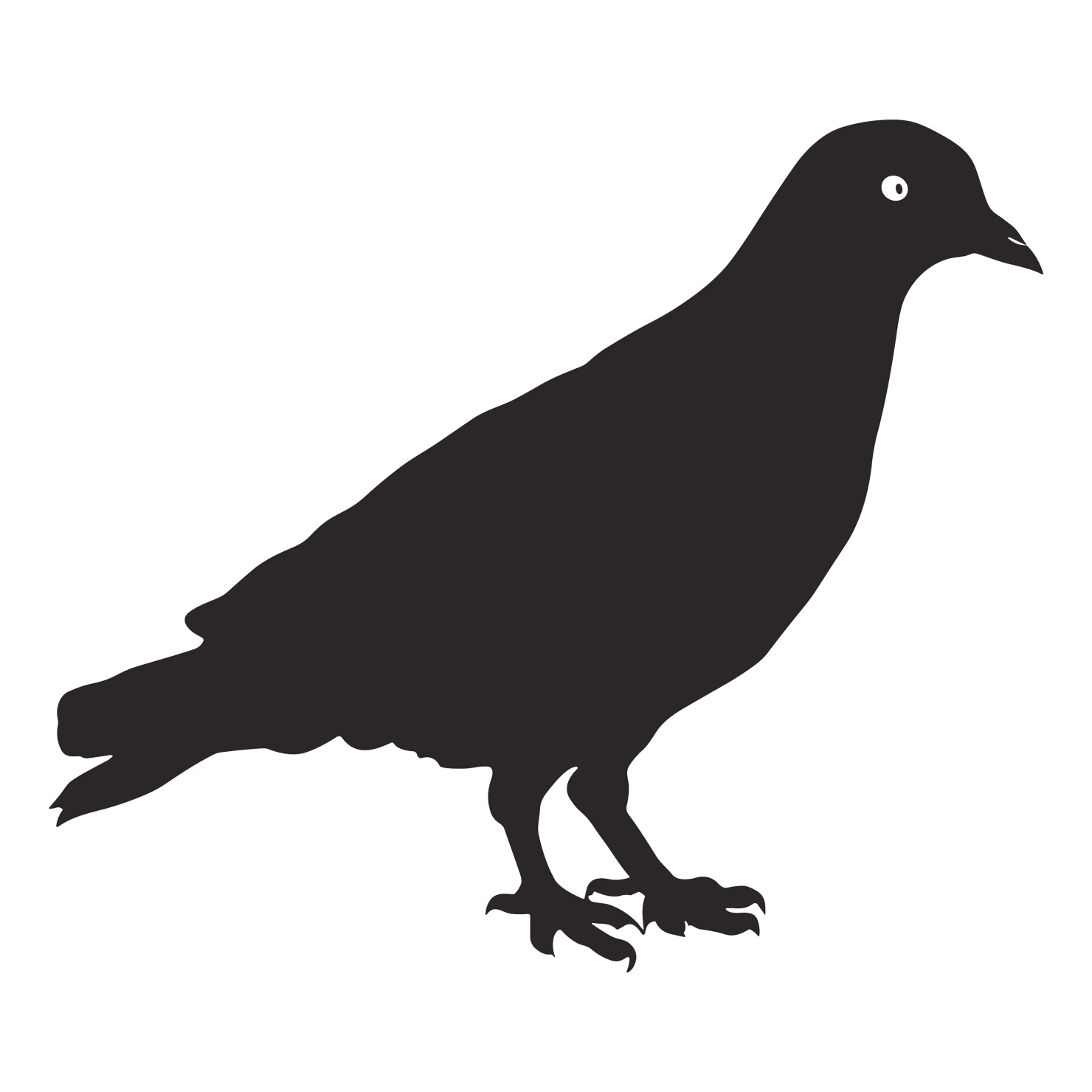 Pigeon customizable silhouettes design #36473
