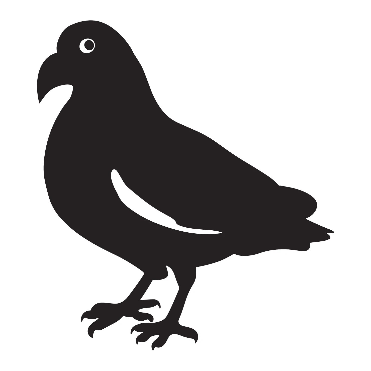 Pigeon customizable silhouettes design #36475