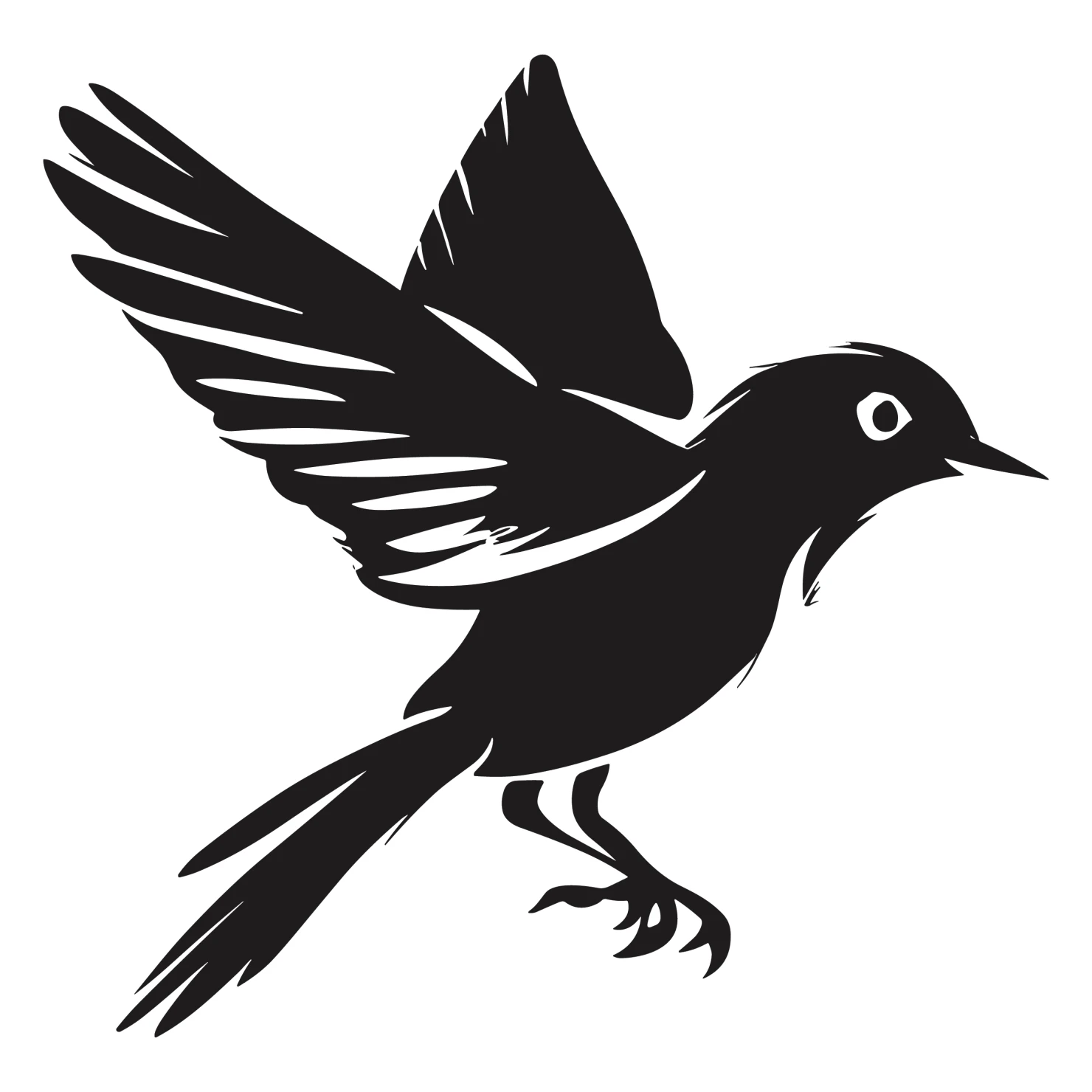 Robin customizable silhouettes design #36491