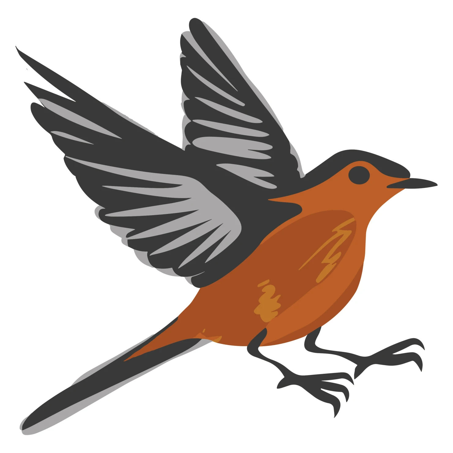 Robin customizable clip art design #36492