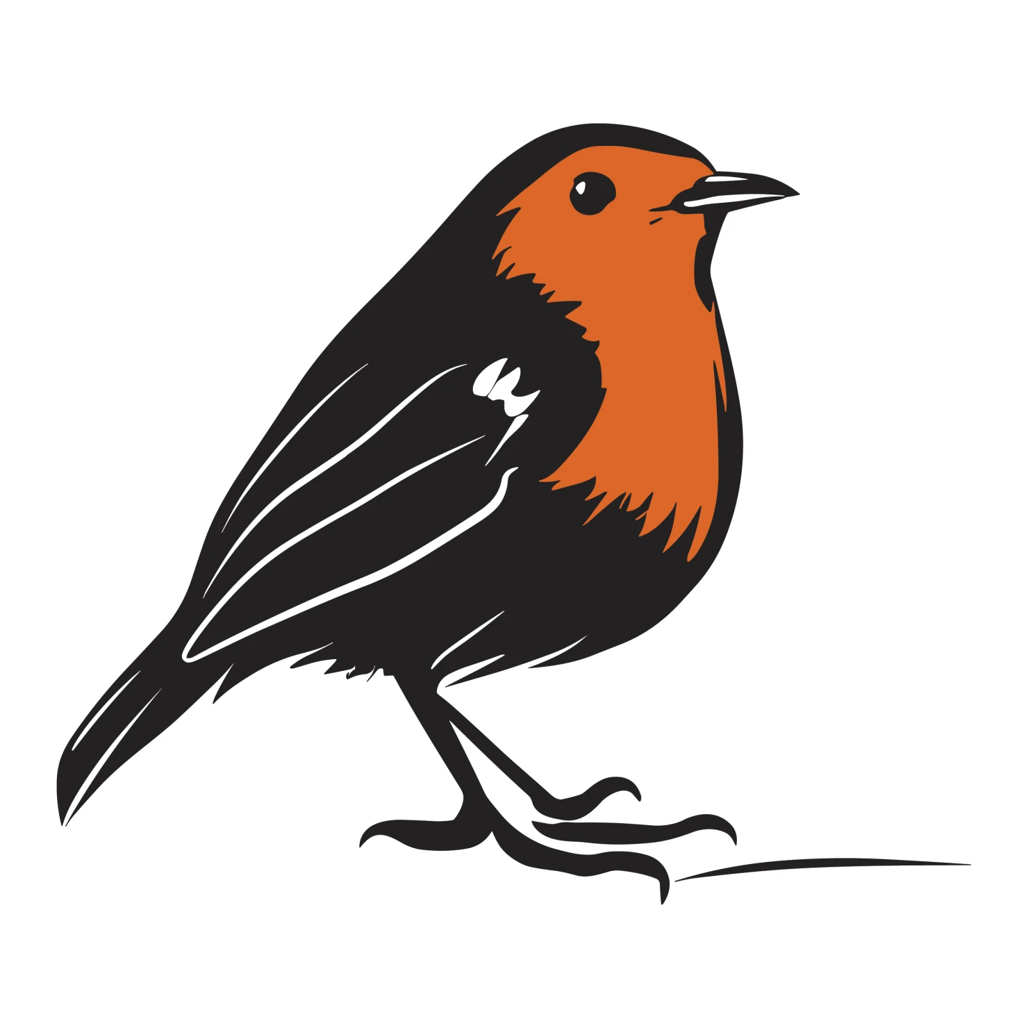 Robin customizable clip art design #36498