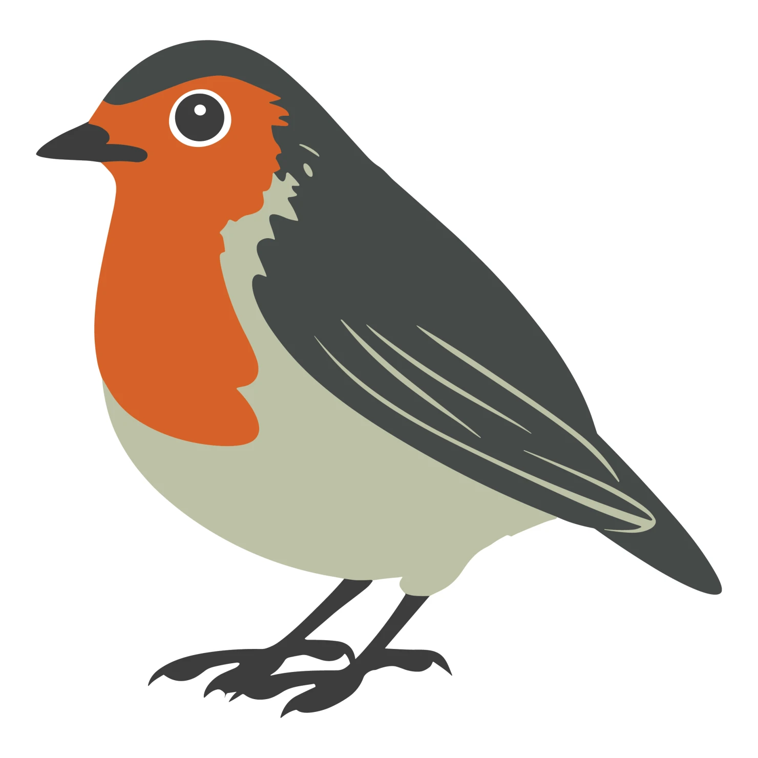 Robin customizable clip art design #36499