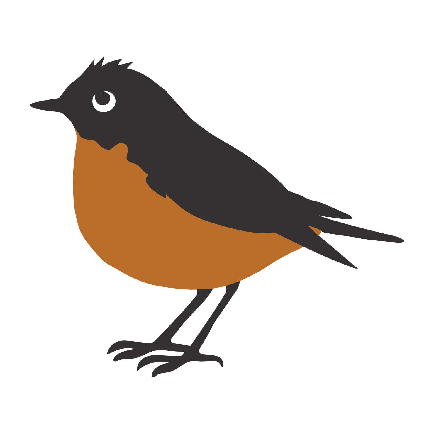 Robin customizable clip art design #36500