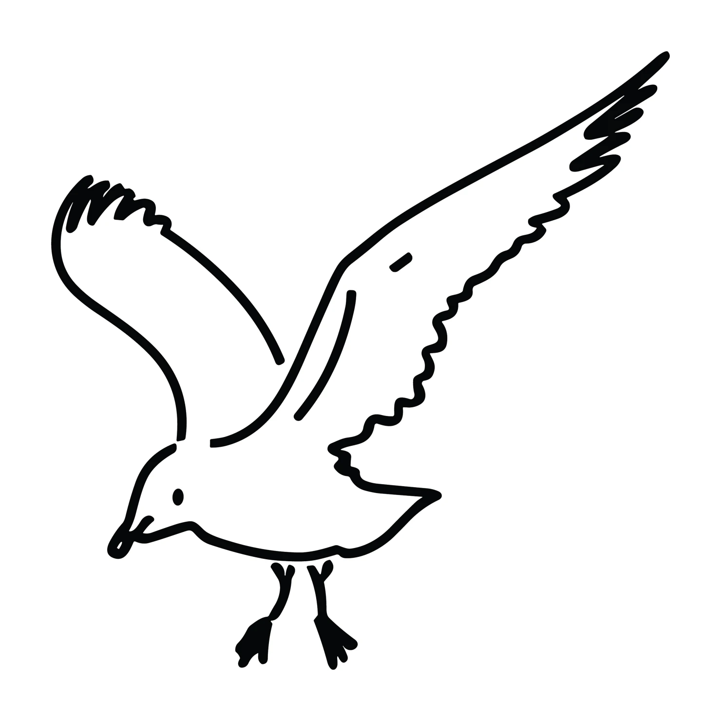 seagull customizable clip art design #36514