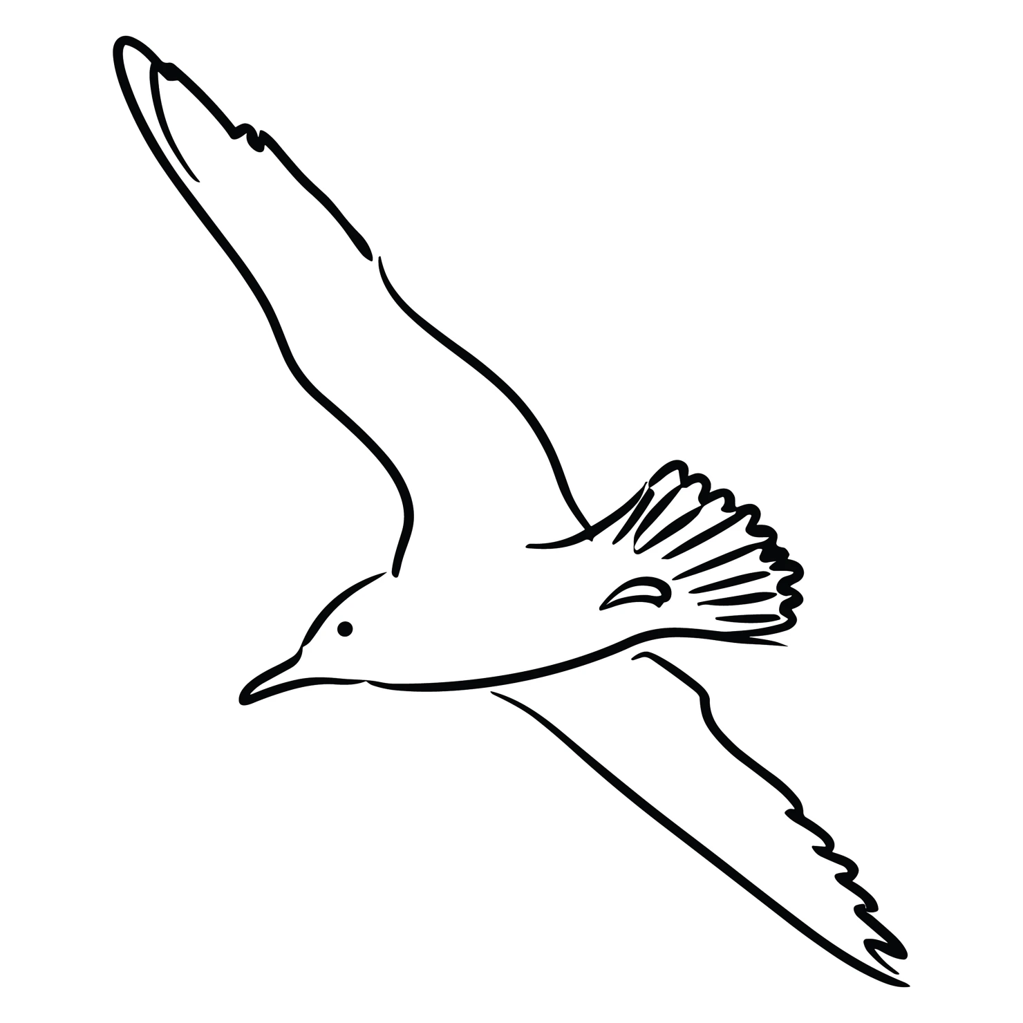 seagull customizable clip art design #36518