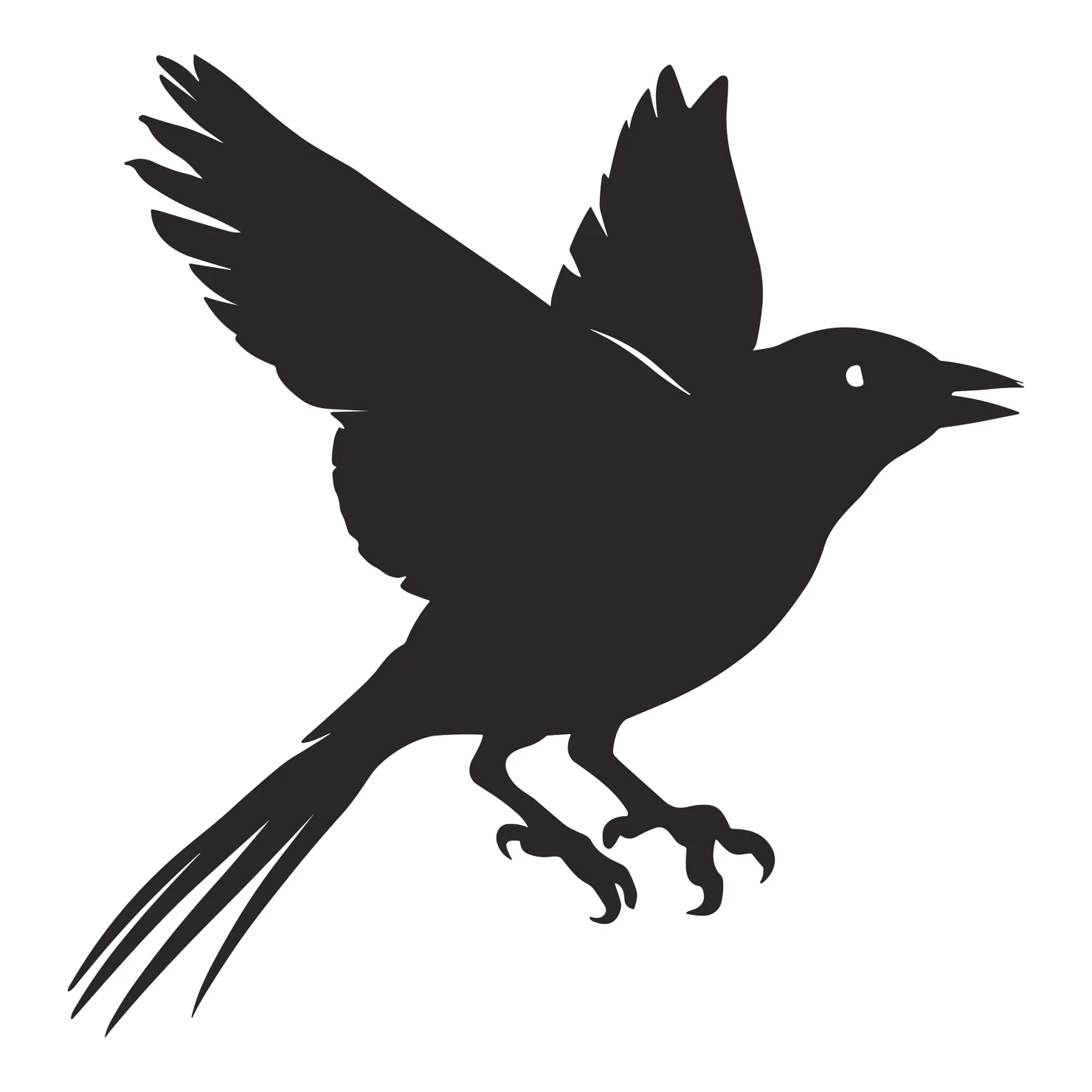 sparrow customizable silhouettes design #36525
