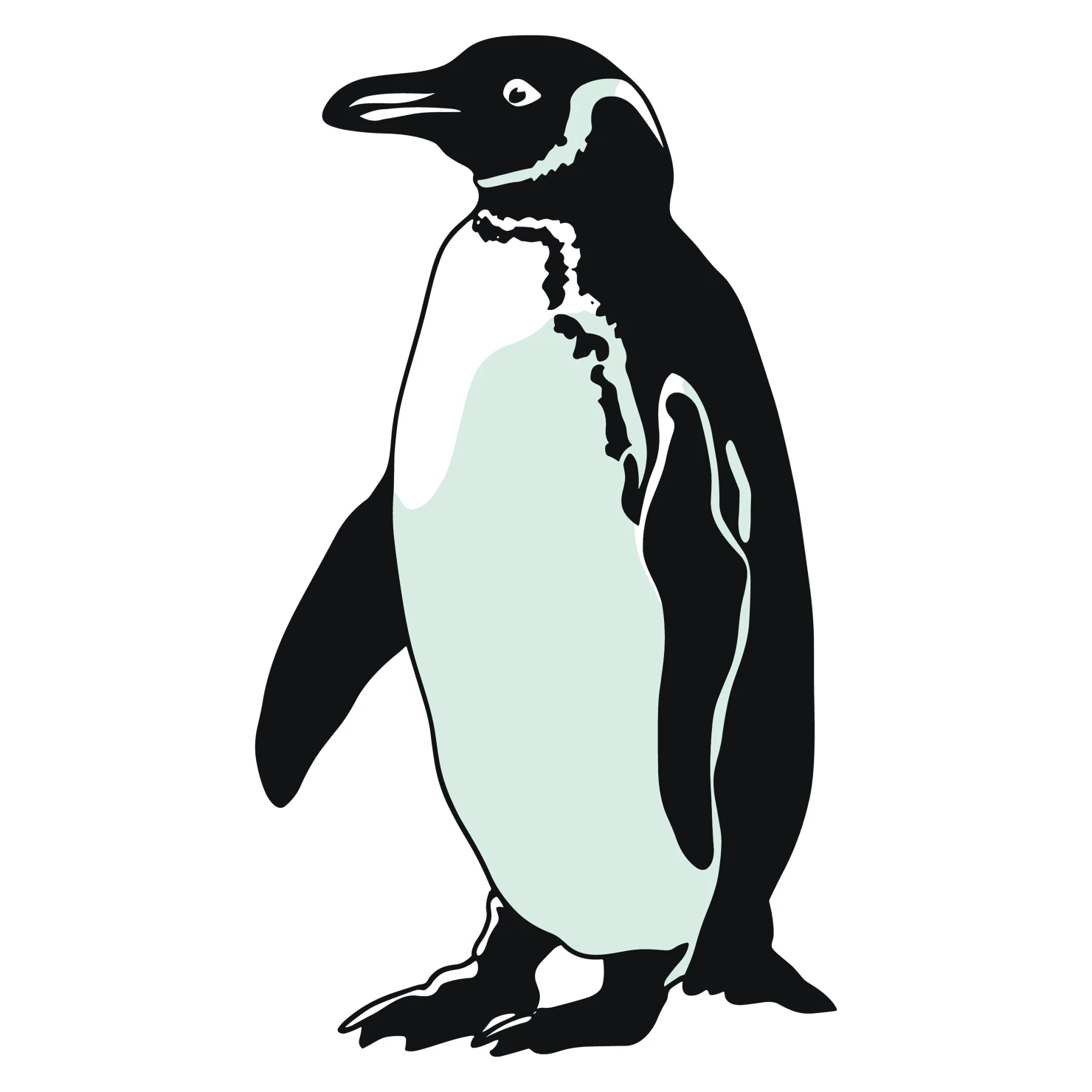 Penguin customizable clip art design #36546