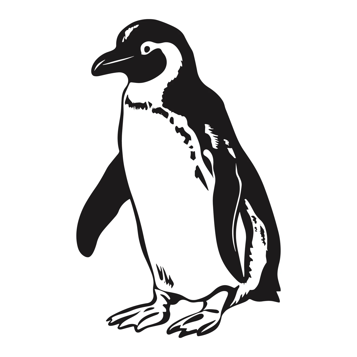 Penguin customizable clip art design #36555