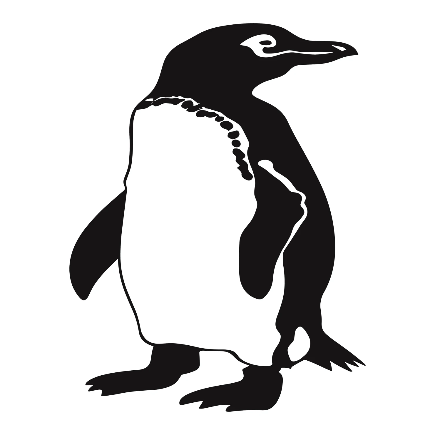 Penguin customizable clip art design #36561