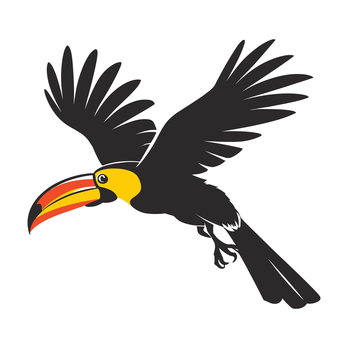 Toucan customizable clip art design #36565