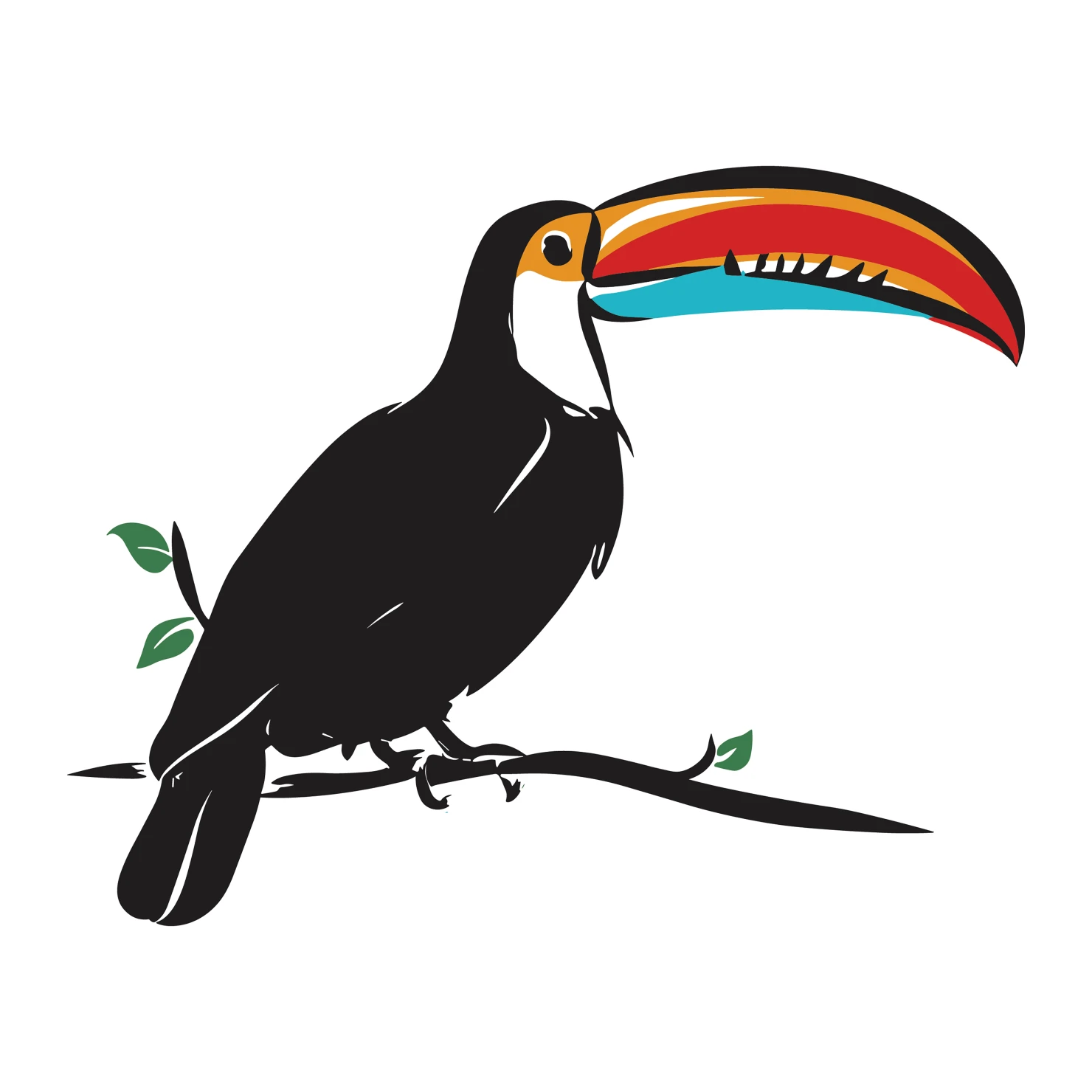 Toucan customizable clip art design #36569