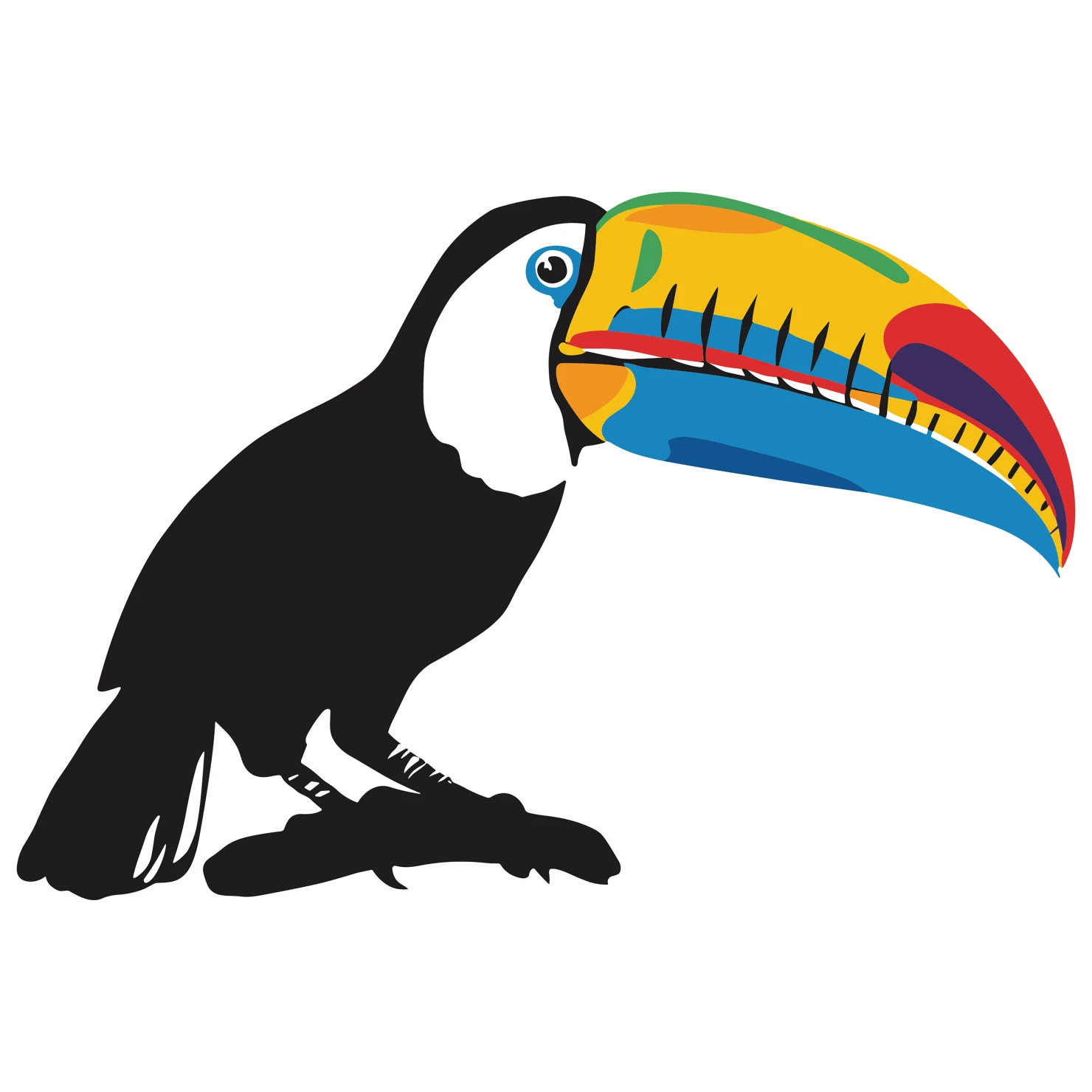Toucan customizable clip art design #36570