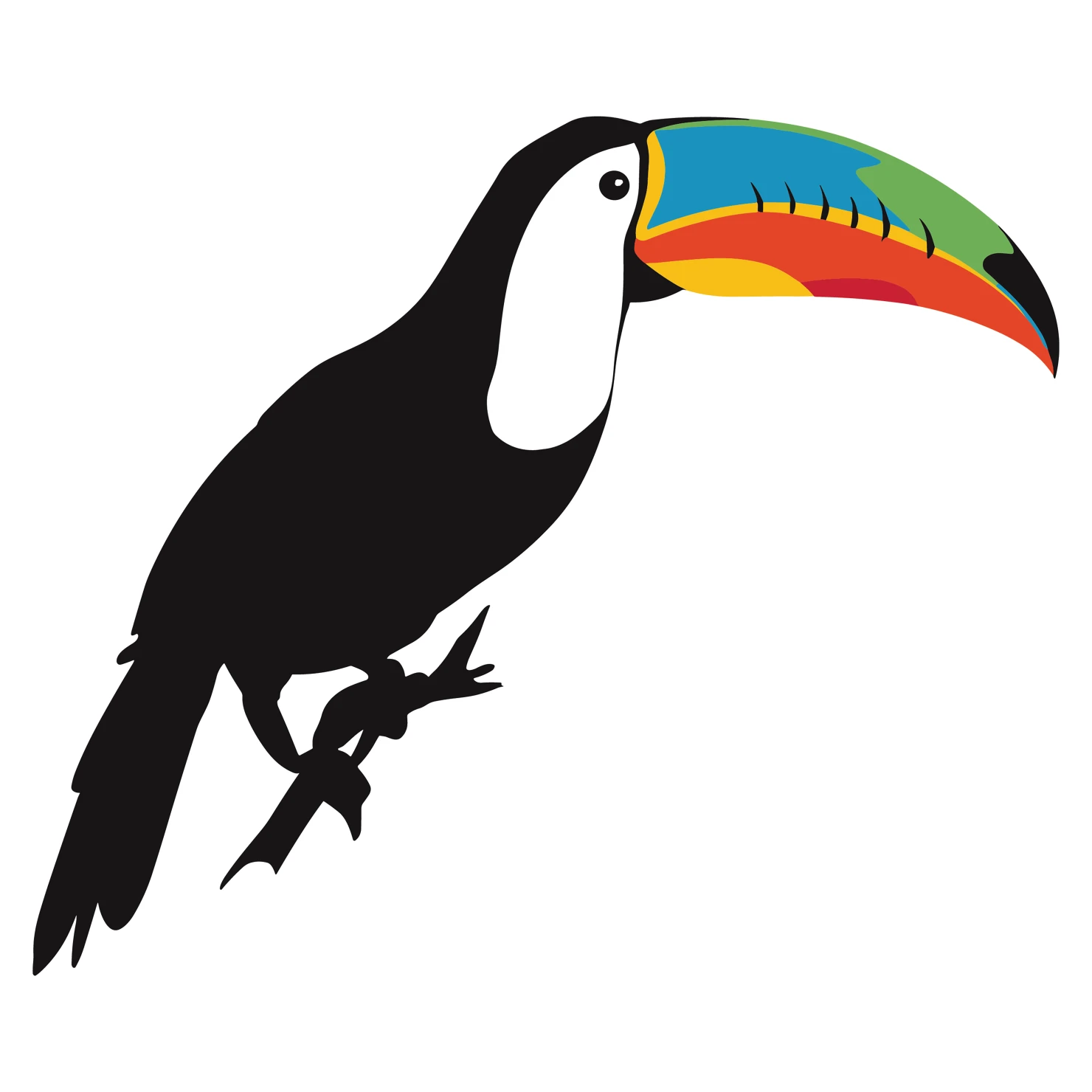 Toucan customizable clip art design #36574