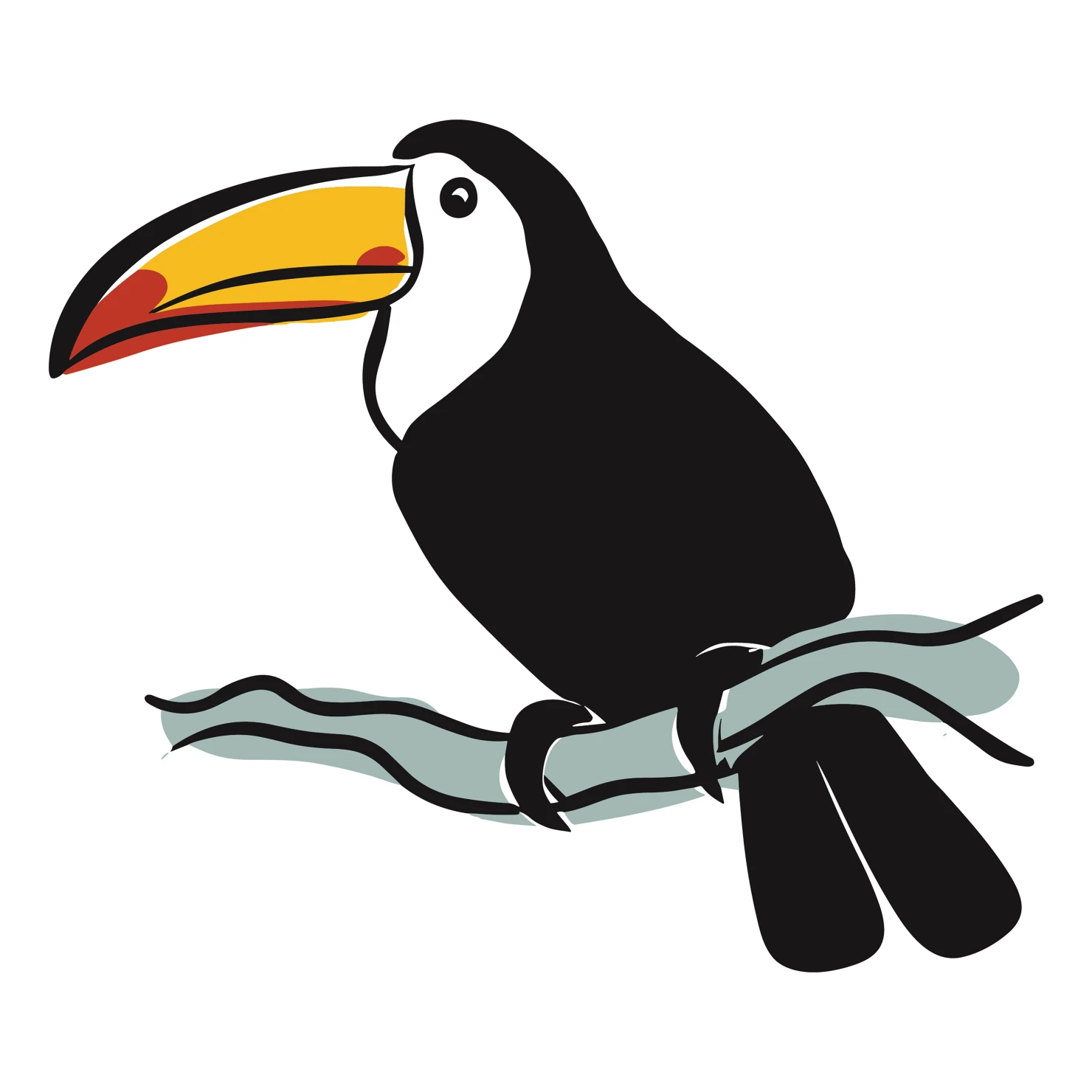 Toucan customizable clip art design #36580