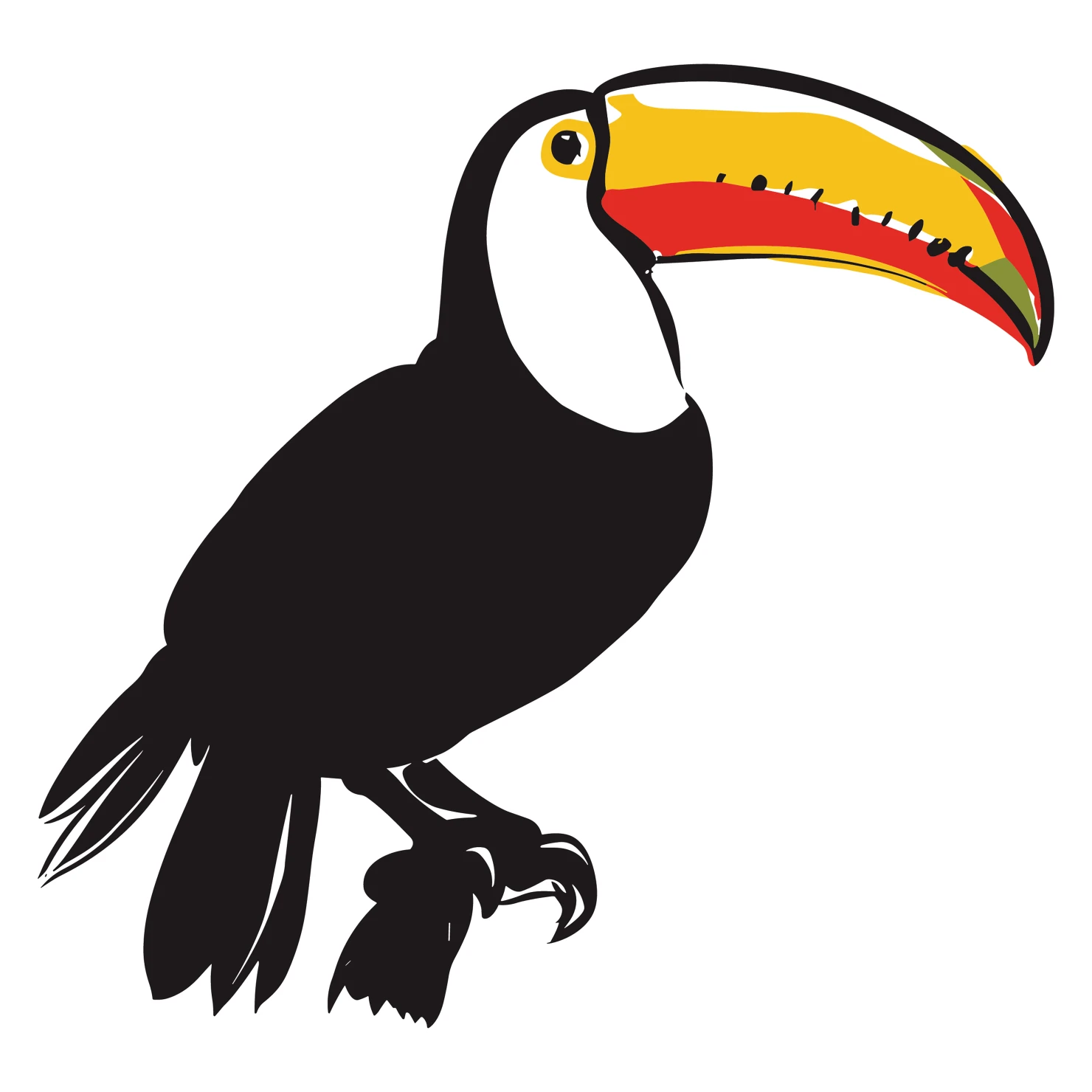 Toucan customizable clip art design #36583