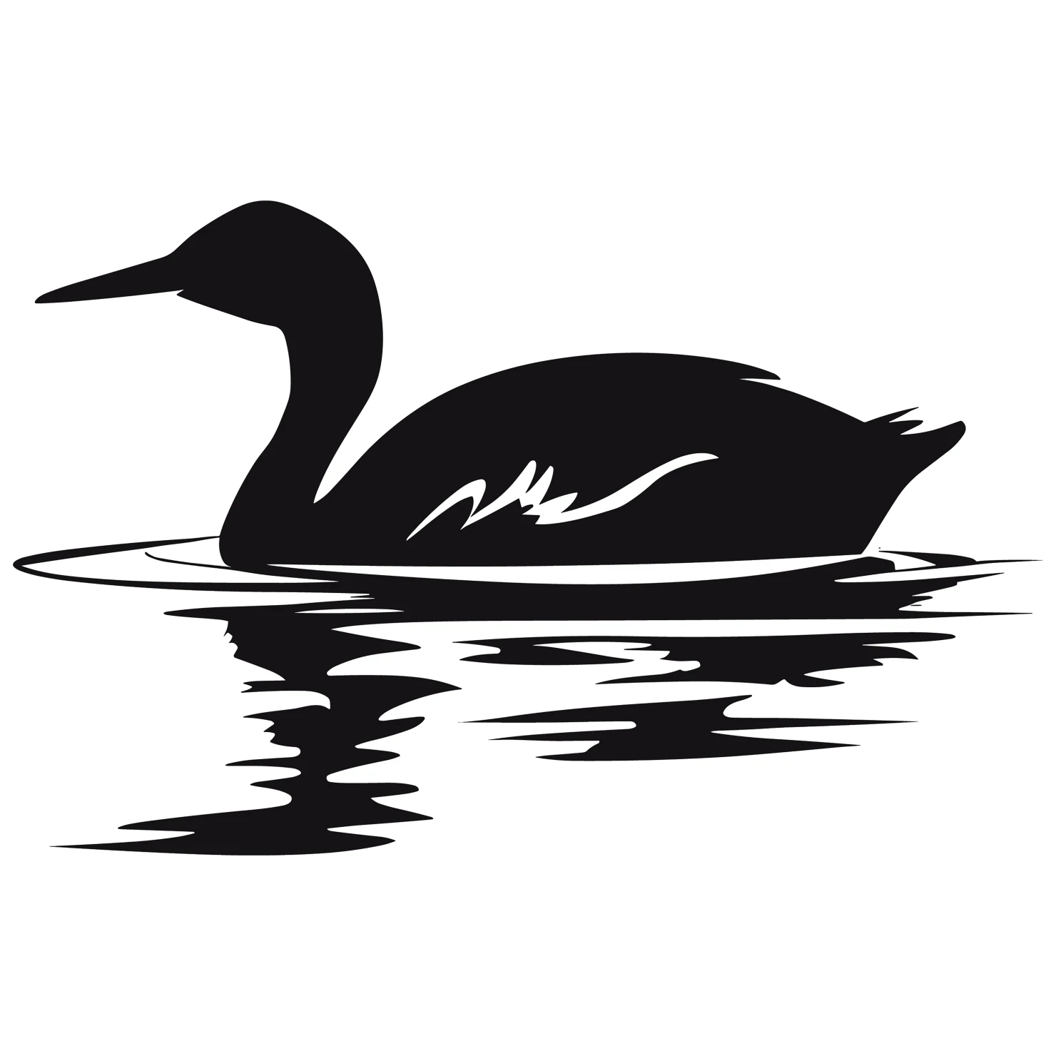 Grebe customizable silhouettes design #36589