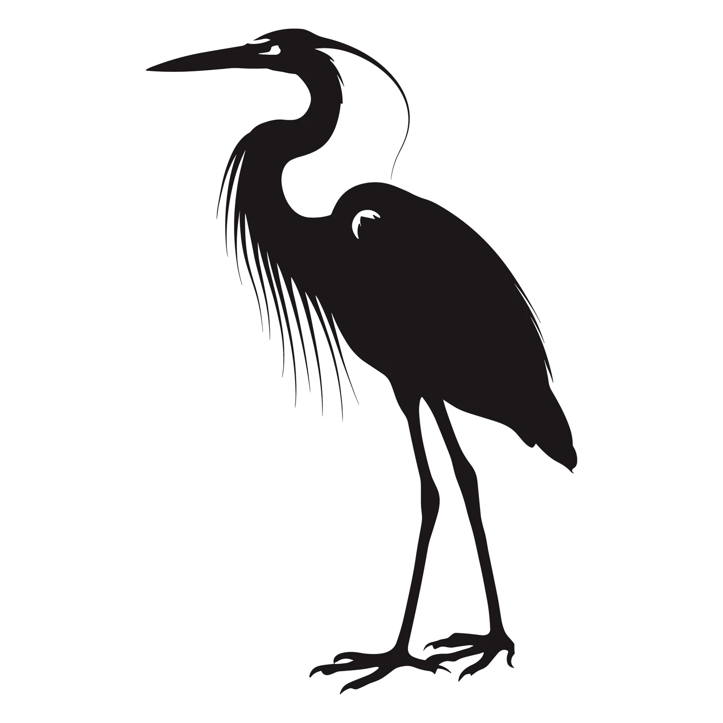 Heron customizable silhouettes design #36611