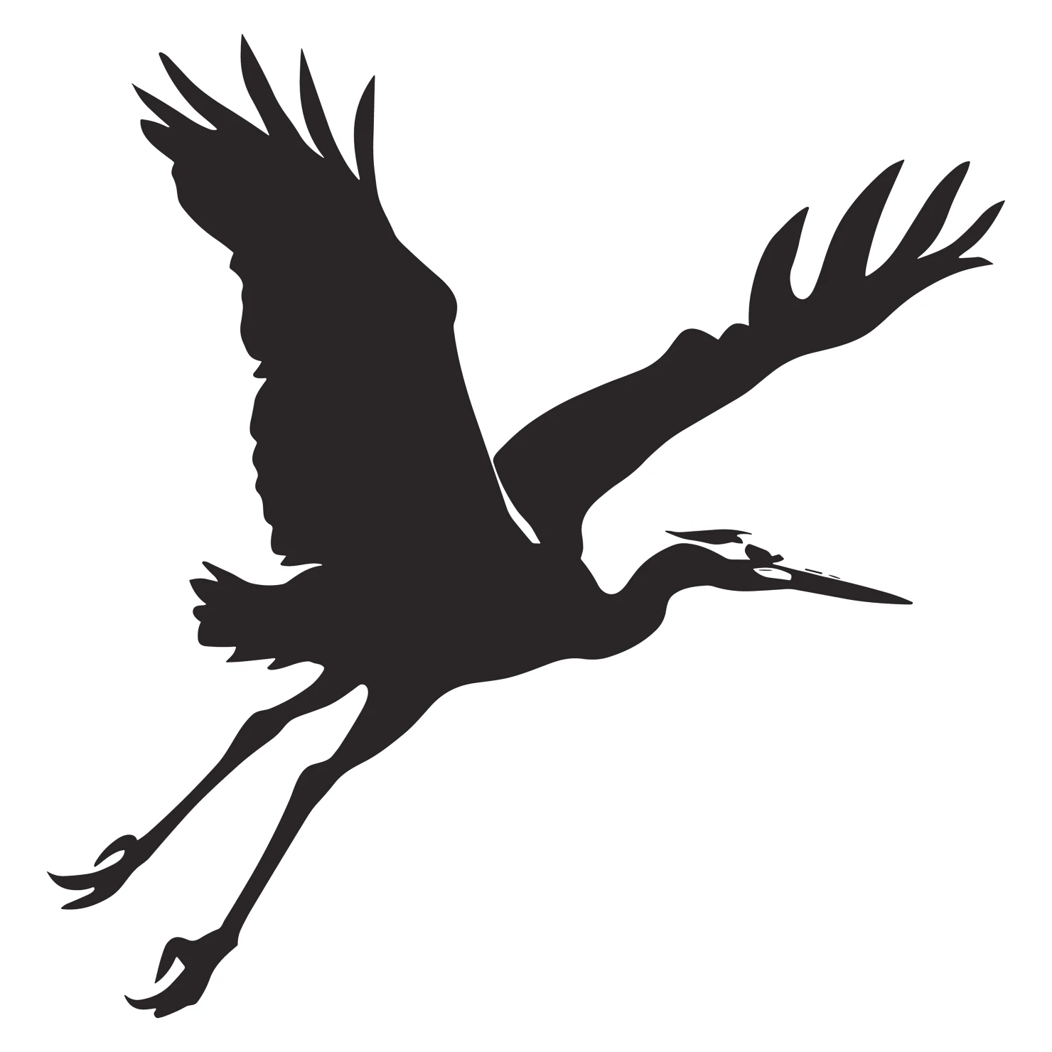 Heron customizable silhouettes design #36617