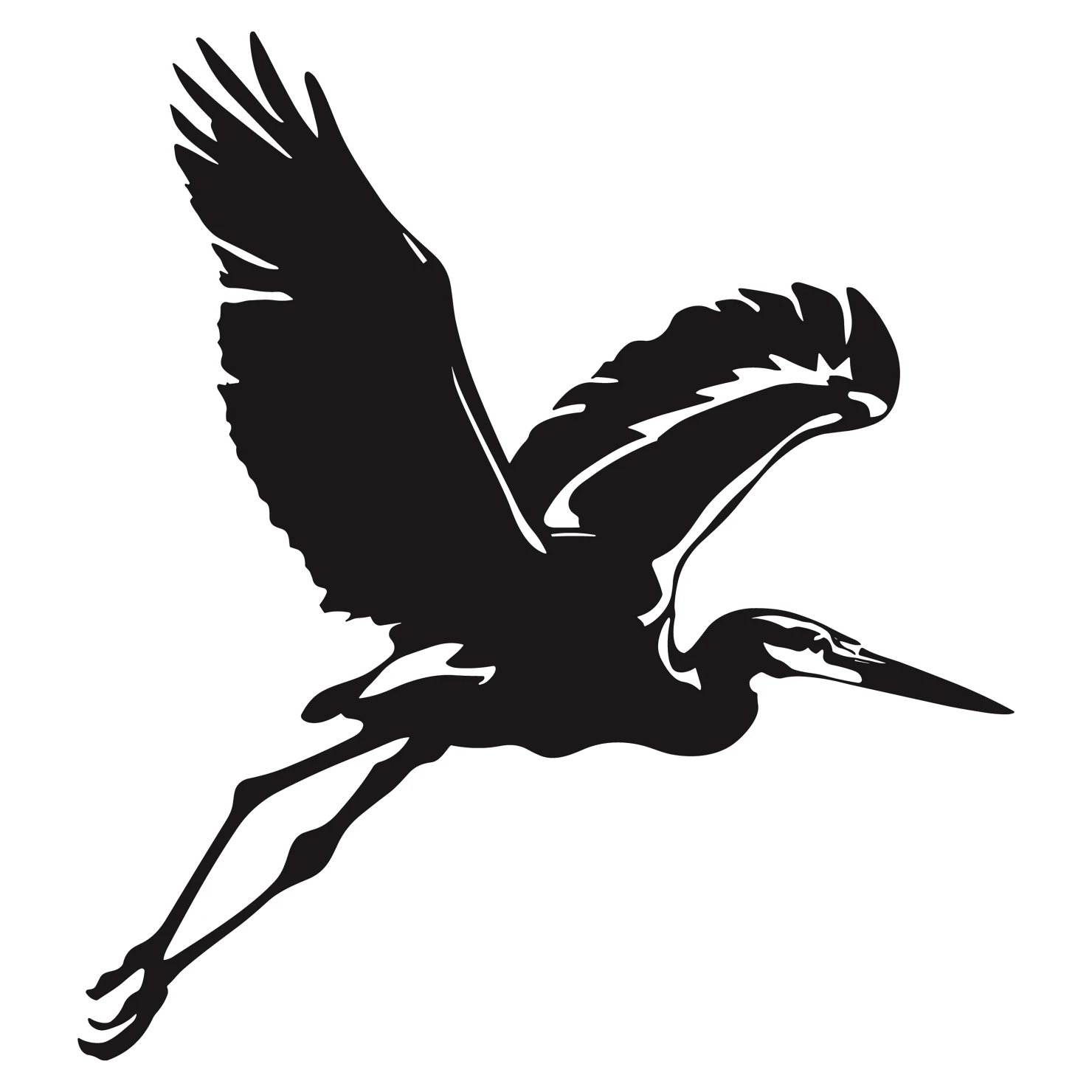 Heron customizable silhouettes design #36619