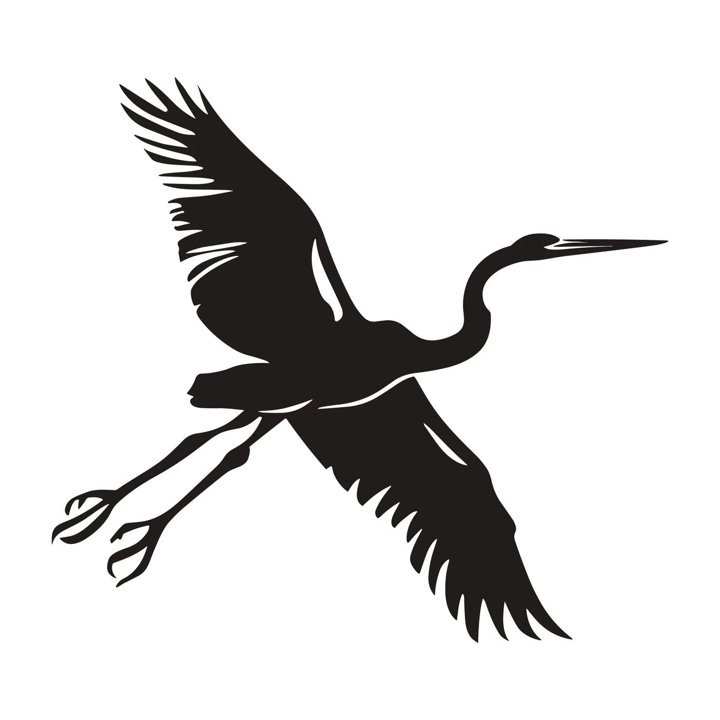 Heron customizable silhouettes design #36620