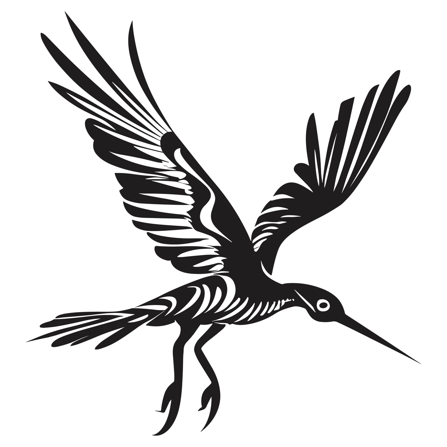 Hoopoe customizable silhouettes design #36630