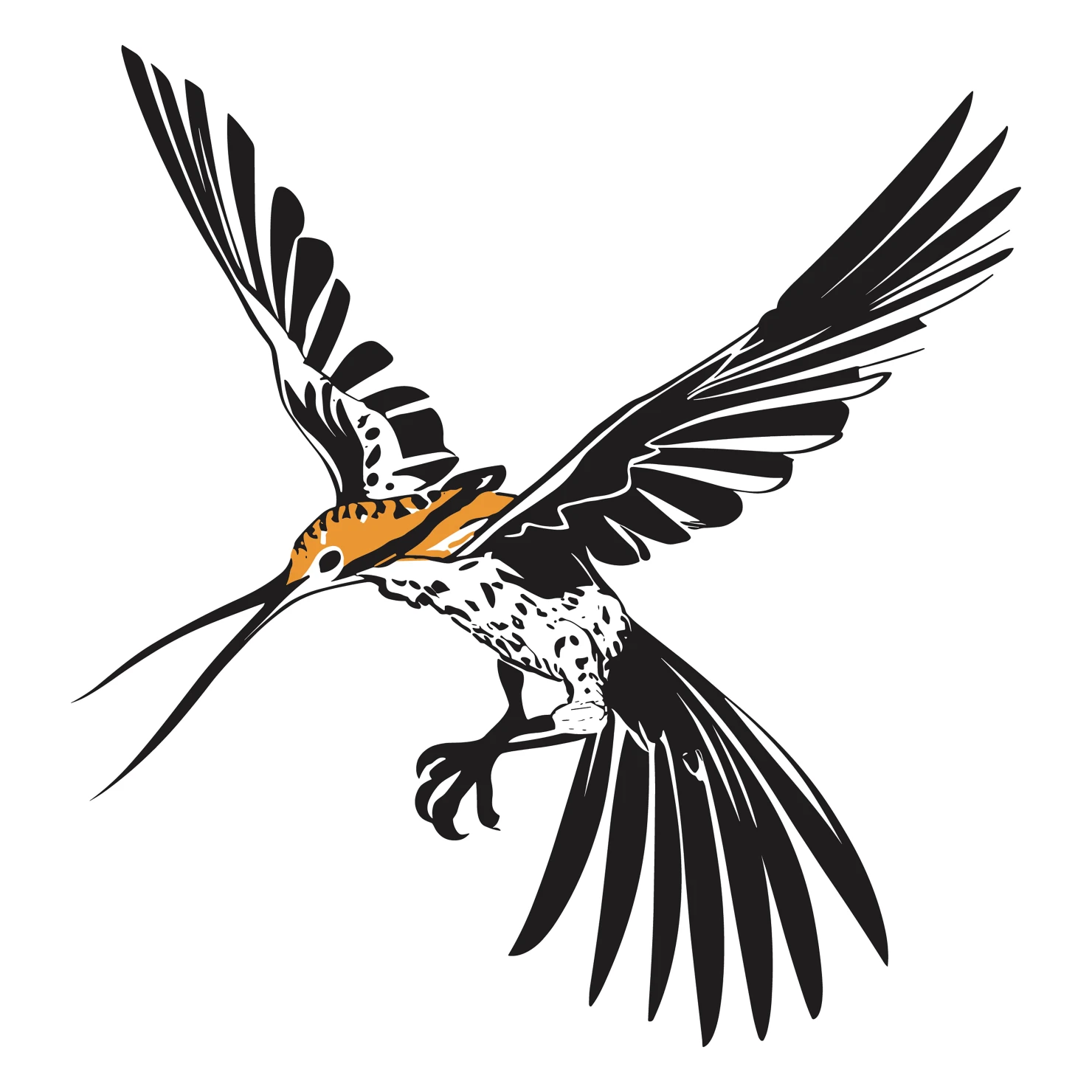 Hoopoe customizable clip art design #36634