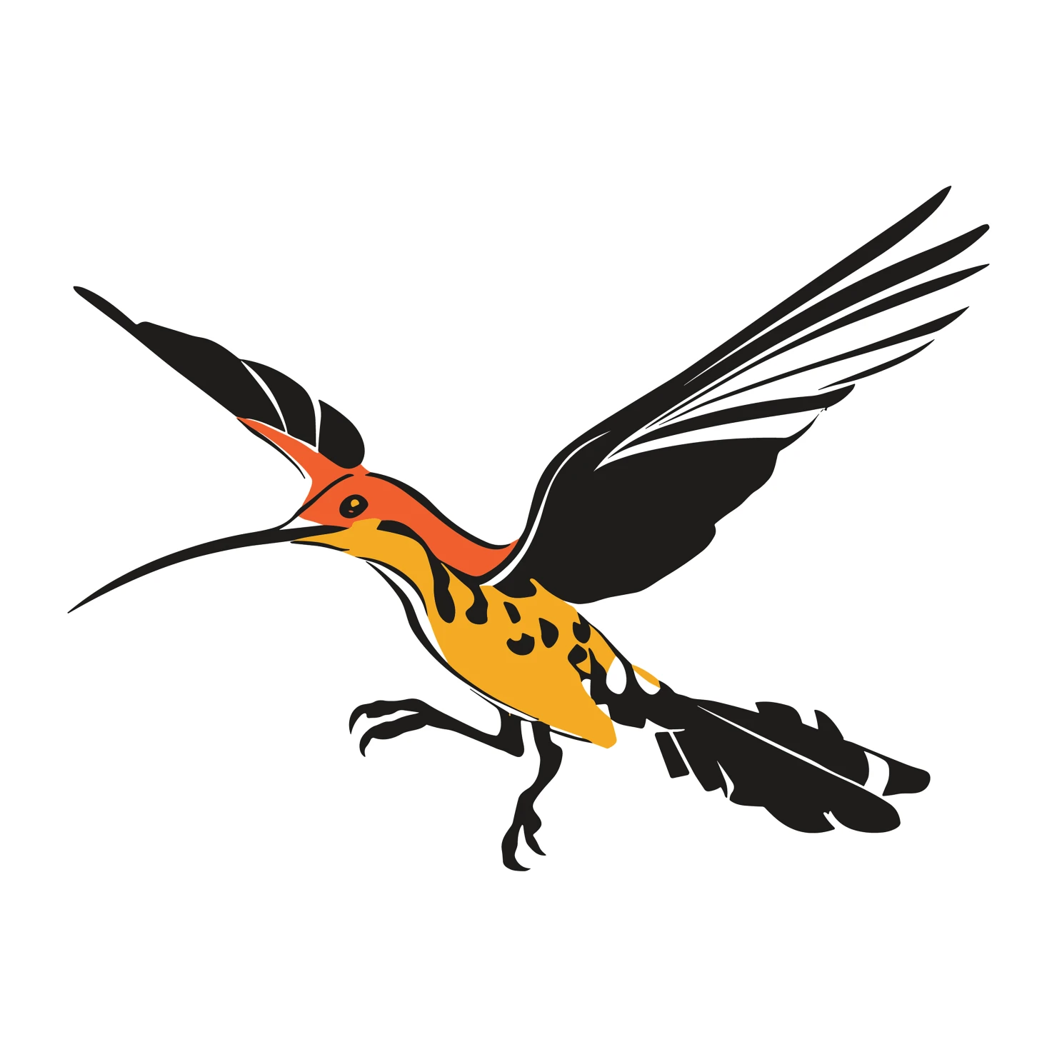Hoopoe customizable clip art design #36636