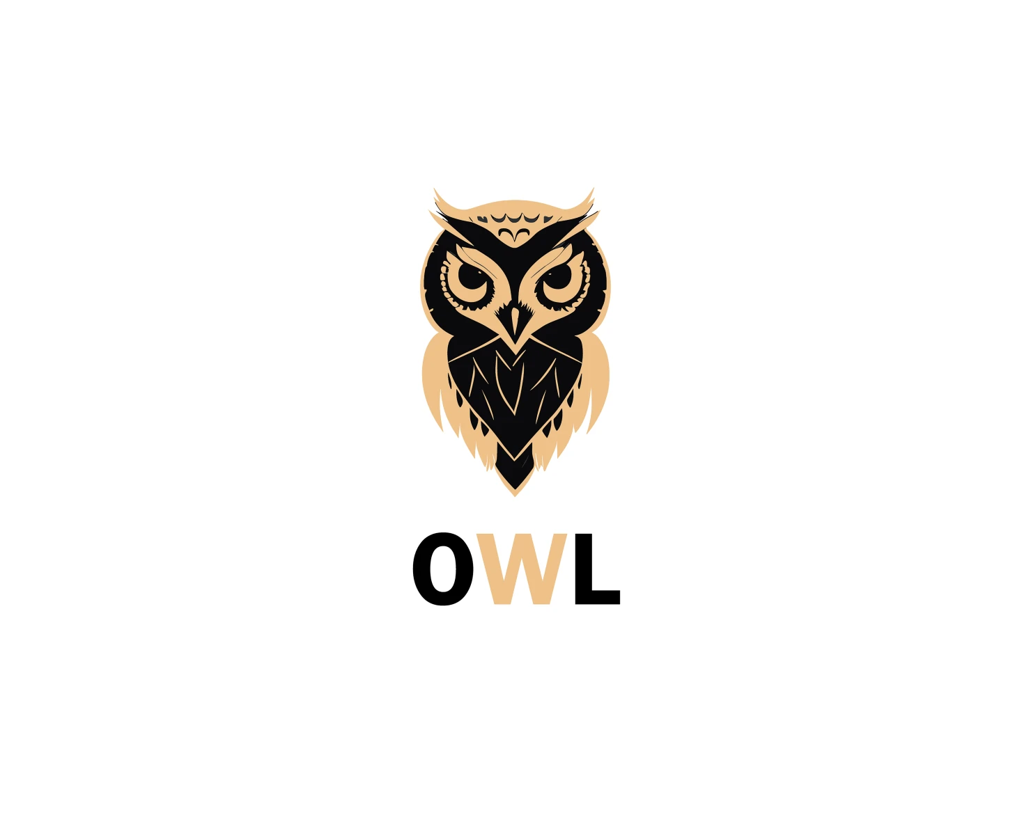 Owl customizable logo set design #36709