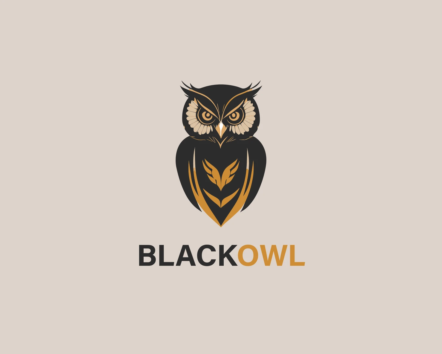 Owl customizable logo set design #36711