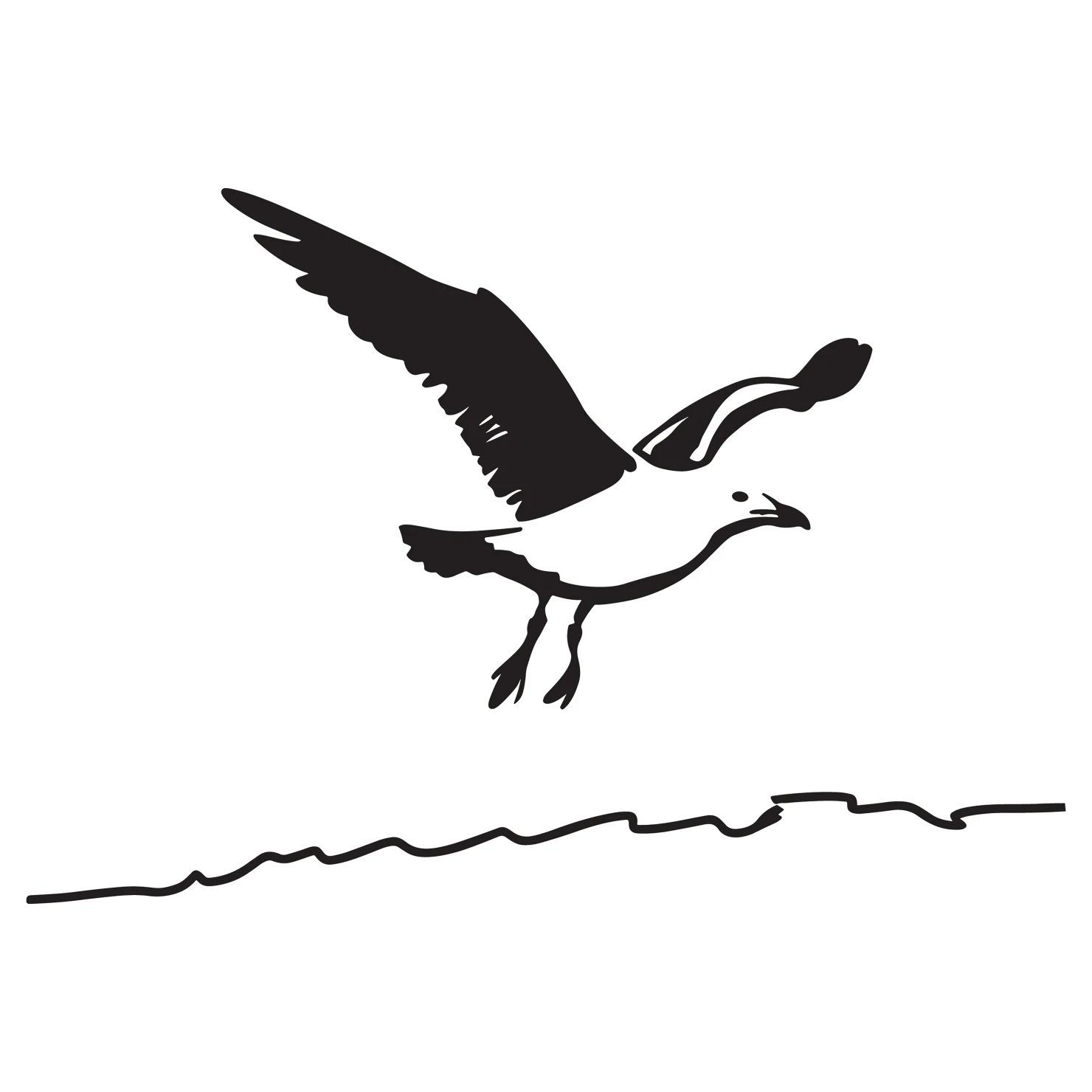 Seagull customizable clip art set design #36718