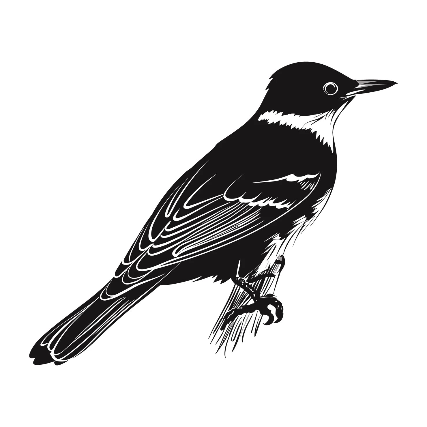 Nuthatch bird customizable clip art set design #36725