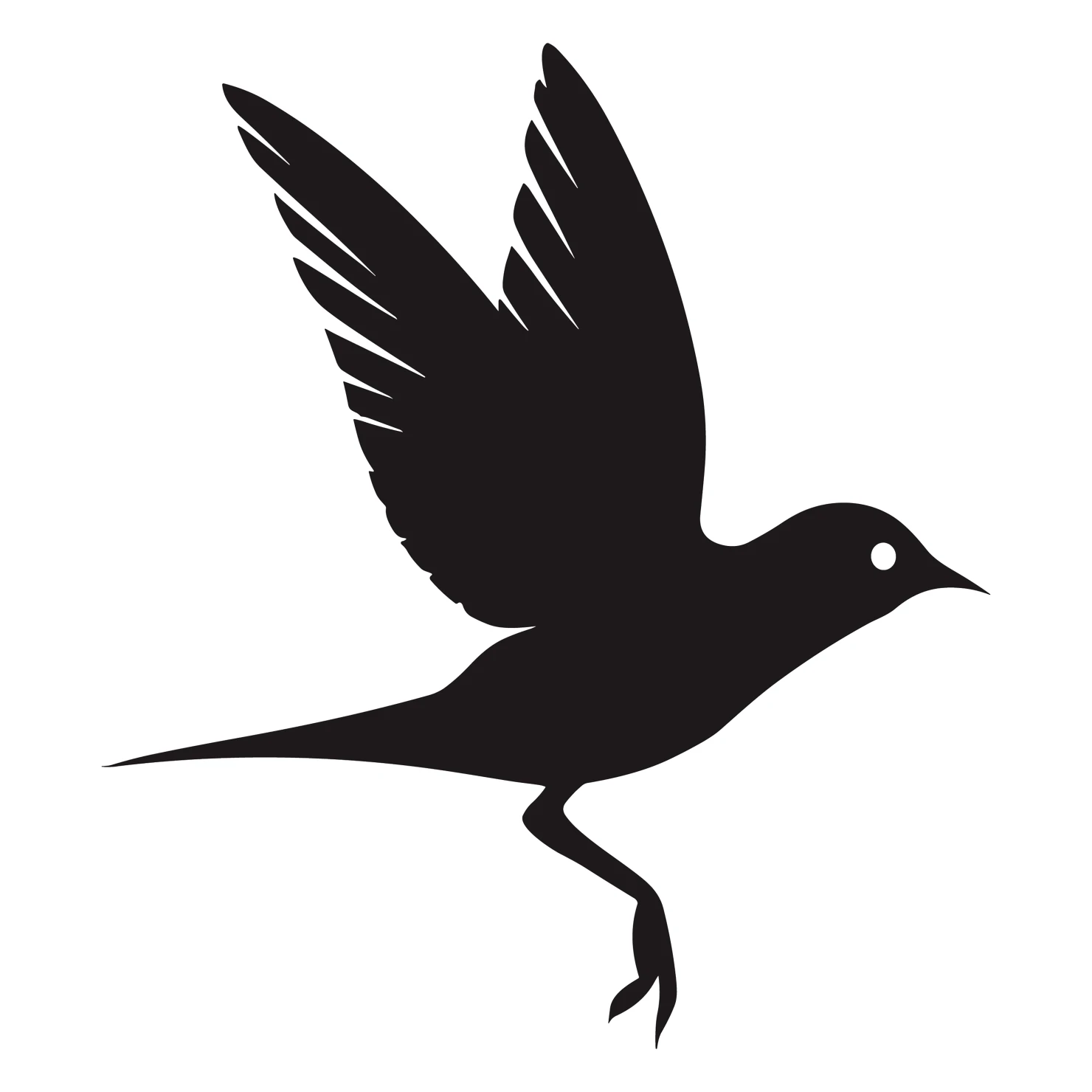 Swallow customizable silhouettes set design #36767