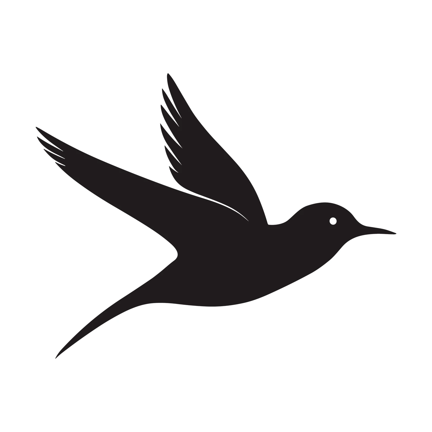 Swallow customizable silhouettes set design #36770