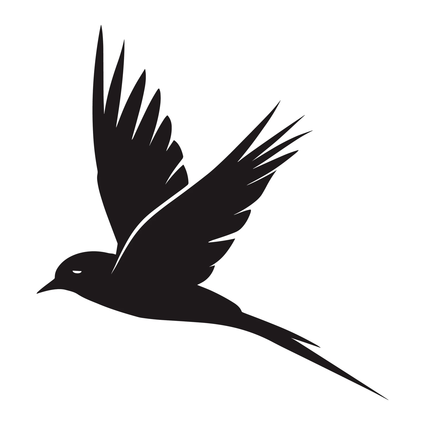 Swallow customizable silhouettes set design #36774