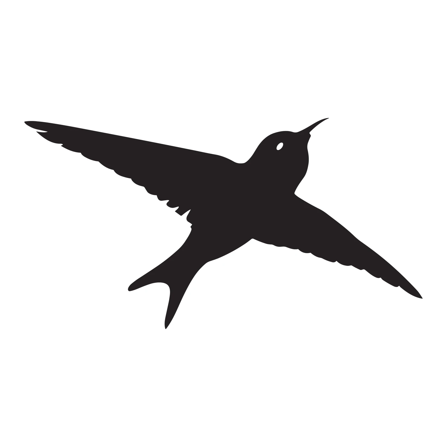Swallow customizable silhouettes set design #36779