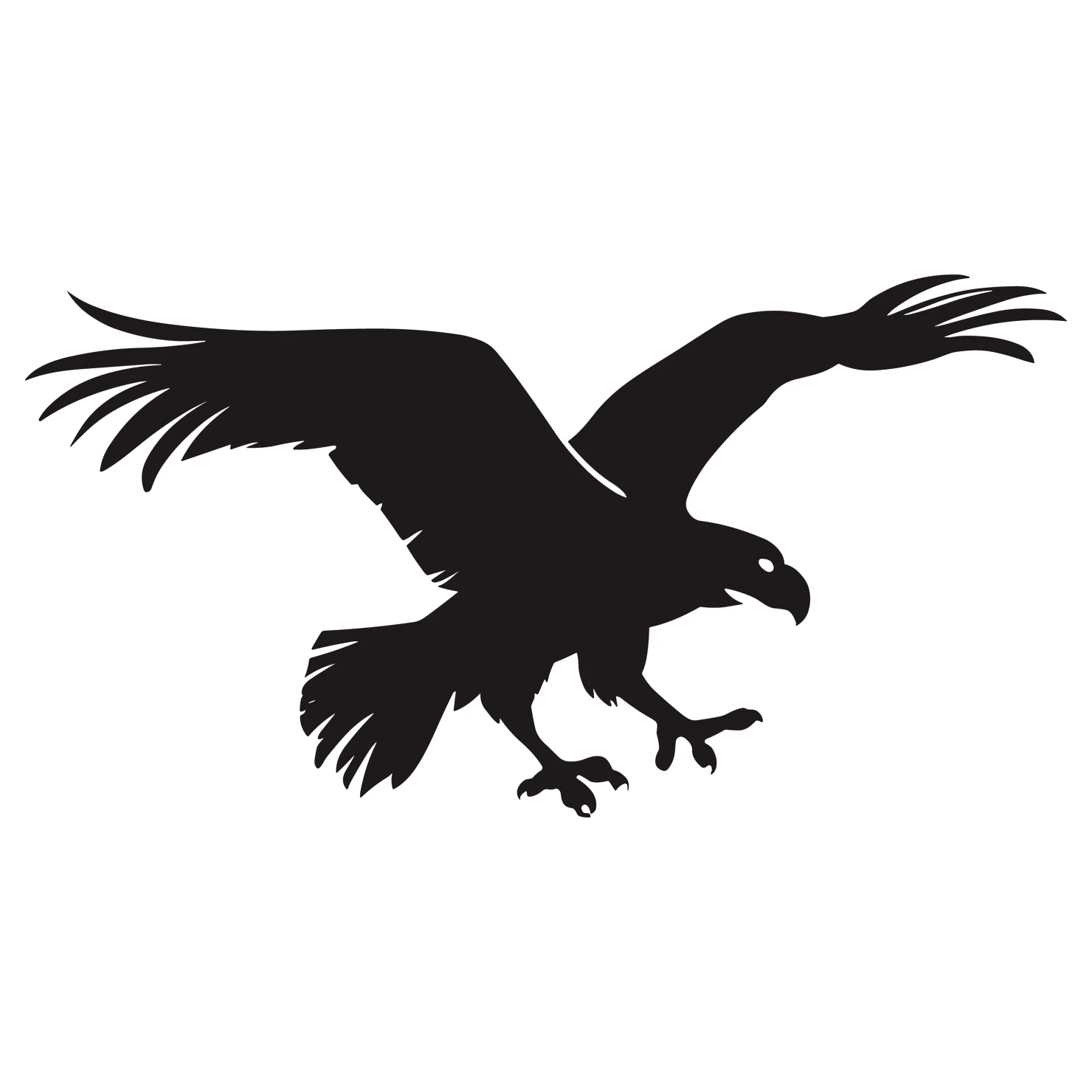 Vulture customizable silhouettes set design #36786