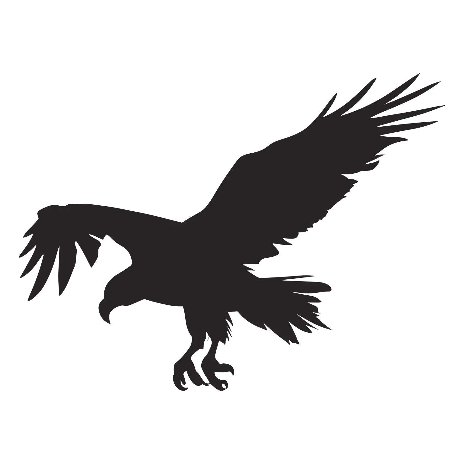 Vulture customizable silhouettes set design #36789