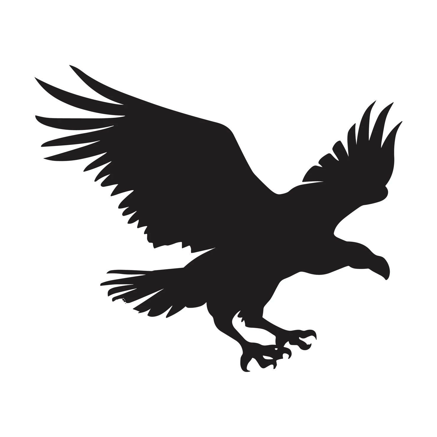 Vulture customizable silhouettes set design #36790