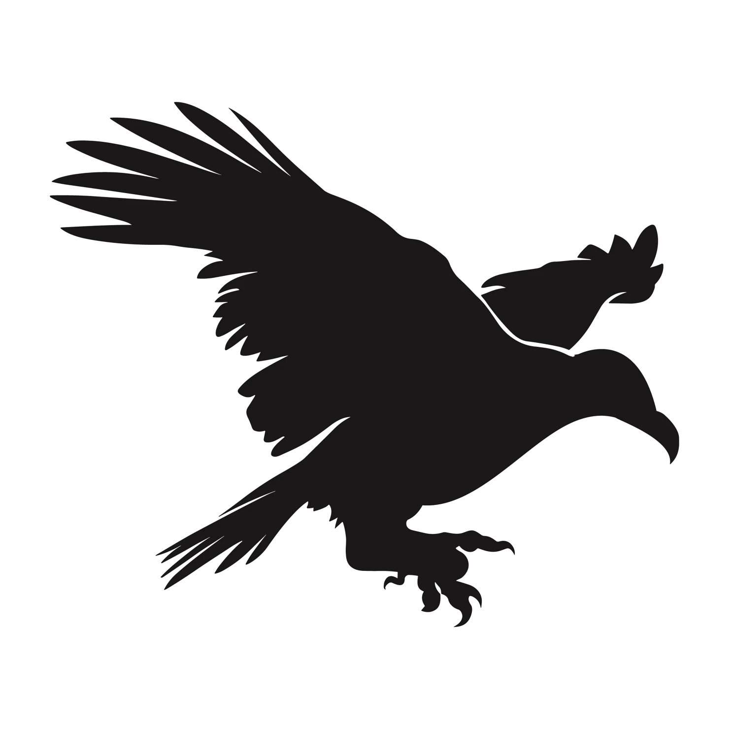 Vulture customizable silhouettes set design #36791
