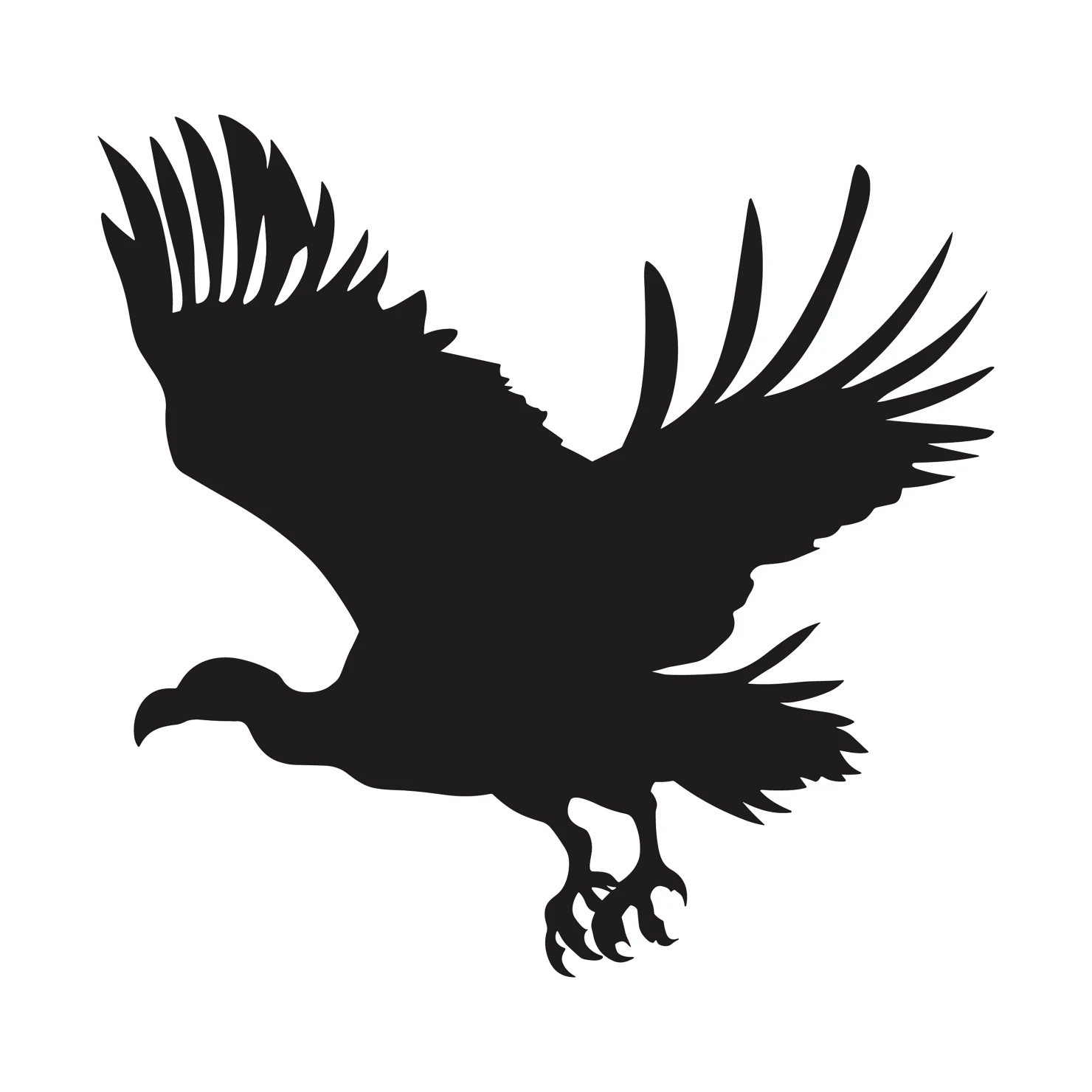 Vulture customizable silhouettes set design #36792