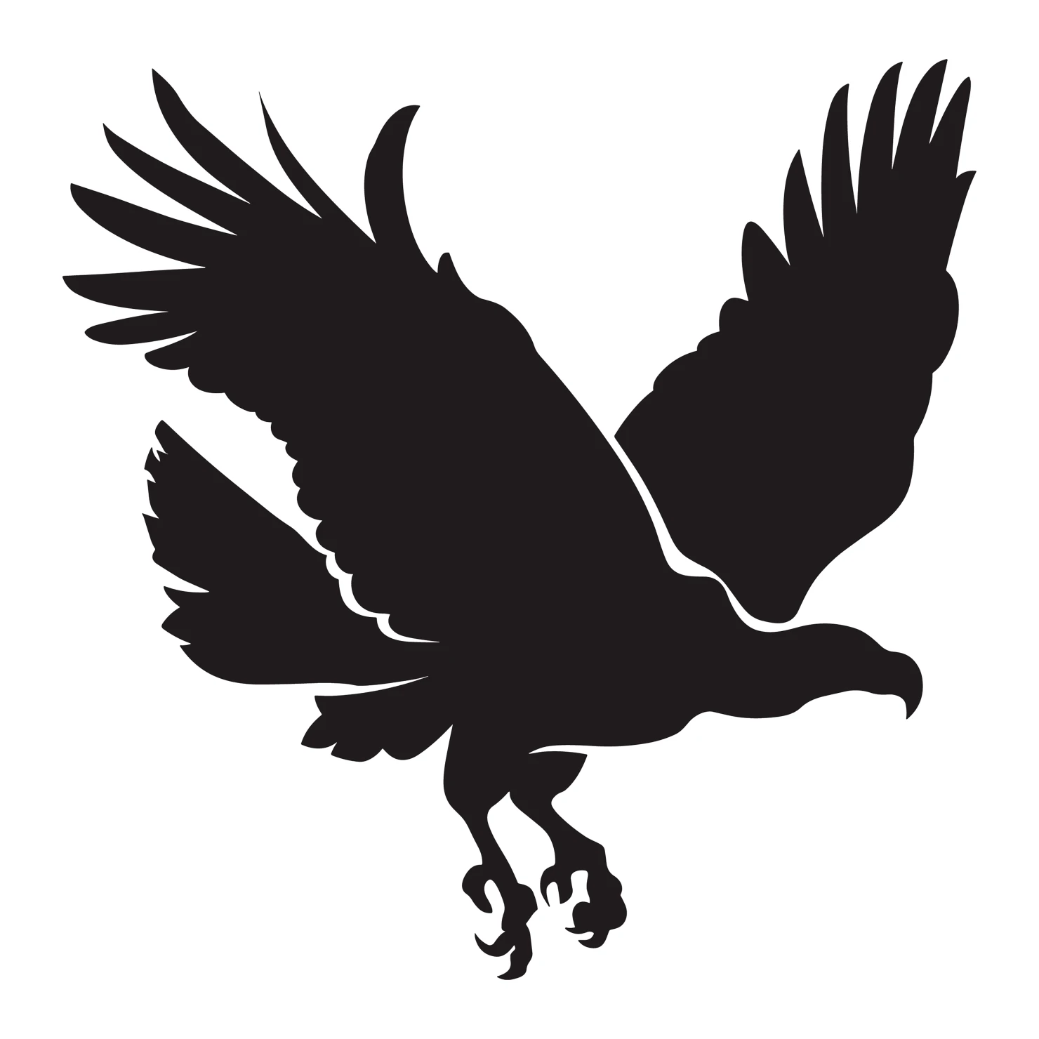 Vulture customizable silhouettes set design #36794