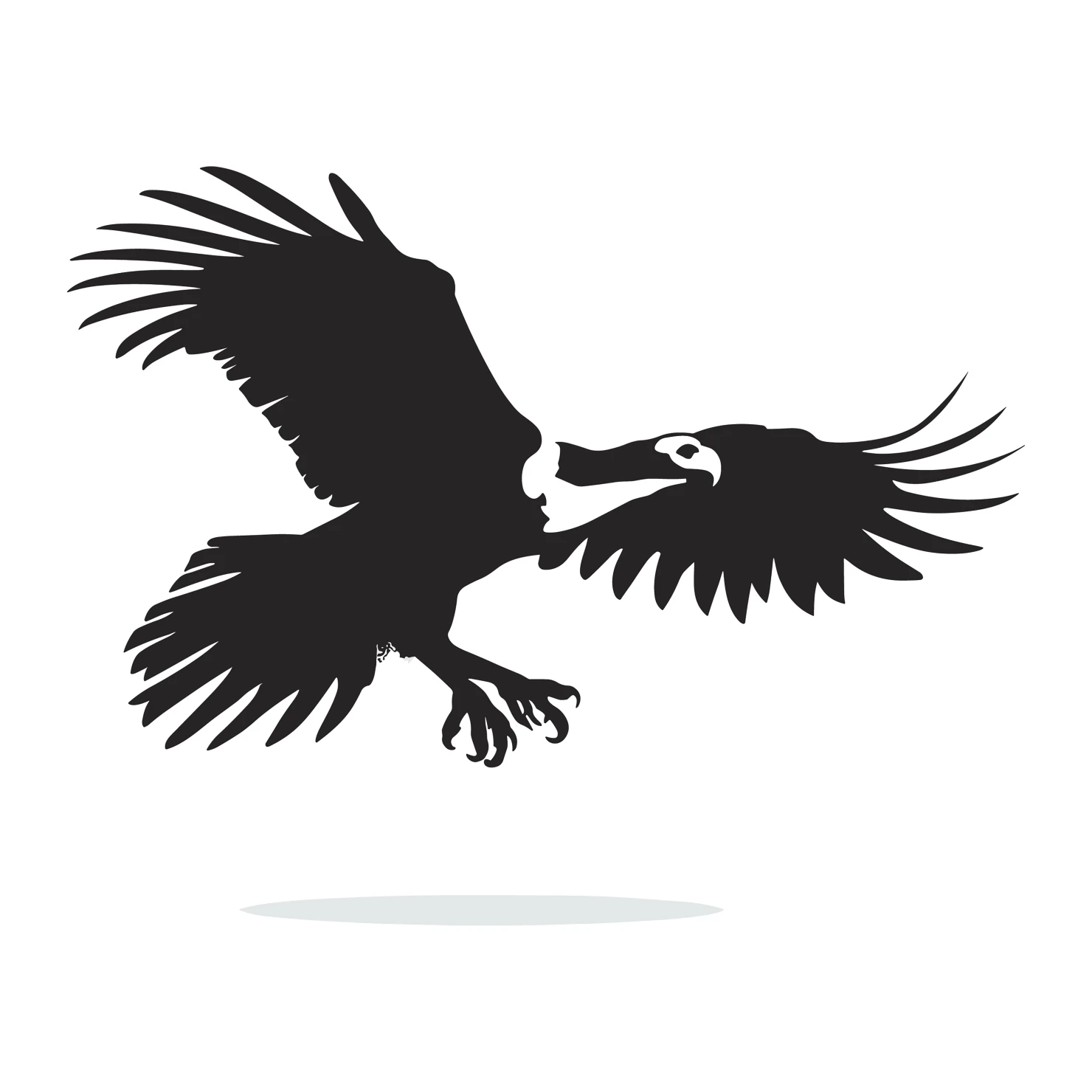 Vulture customizable silhouettes set design #36795