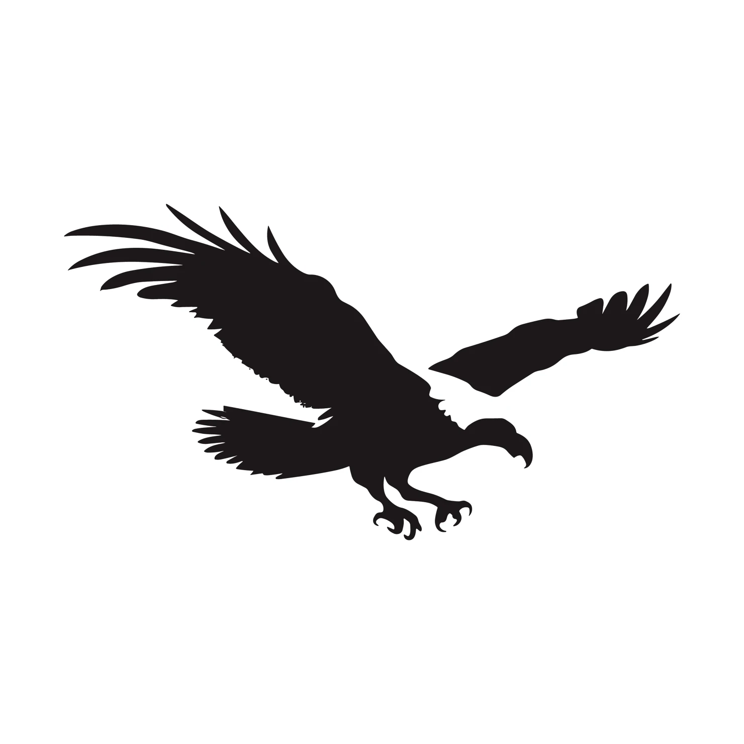 Vulture customizable silhouettes set design #36798