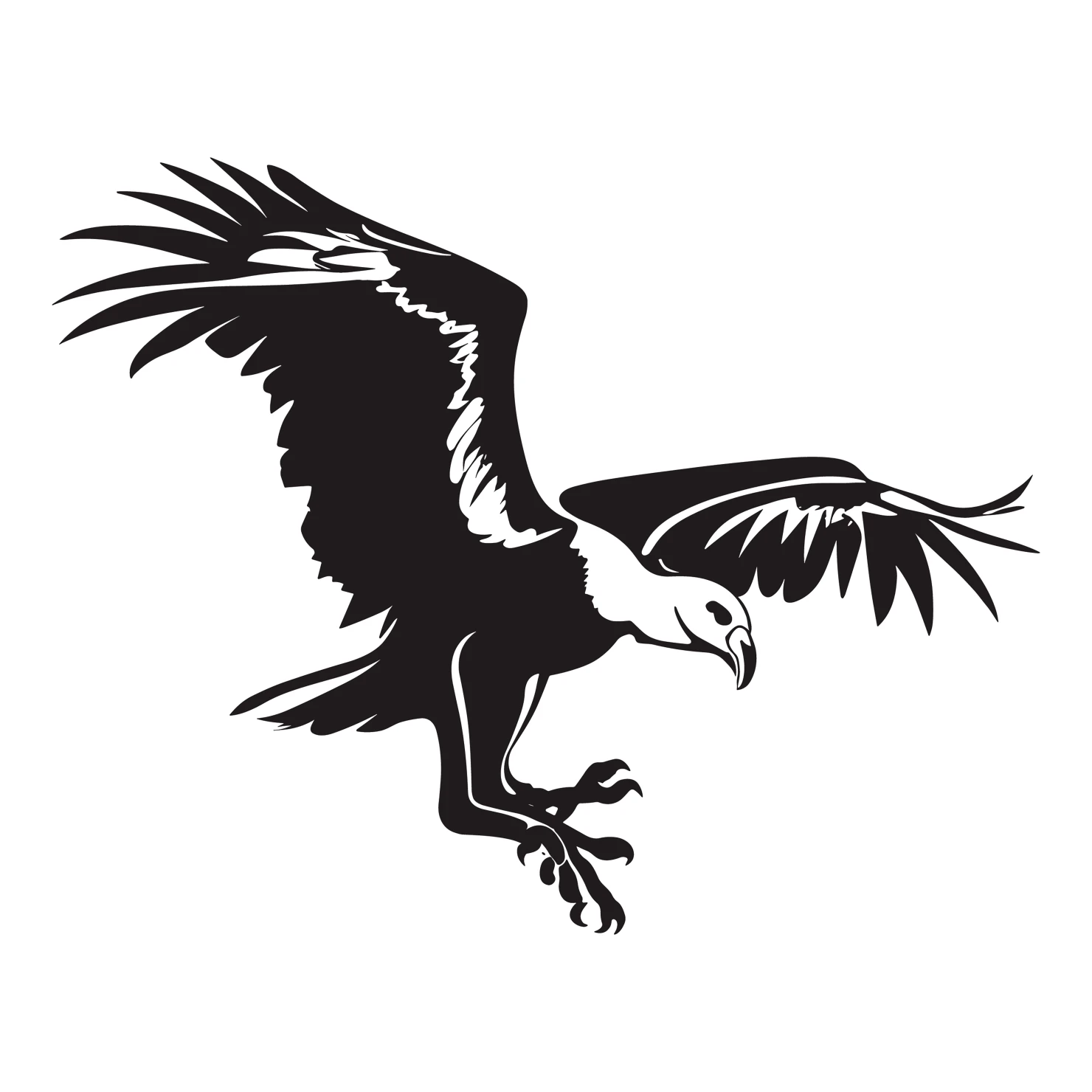 Vulture customizable clip art set design #36800