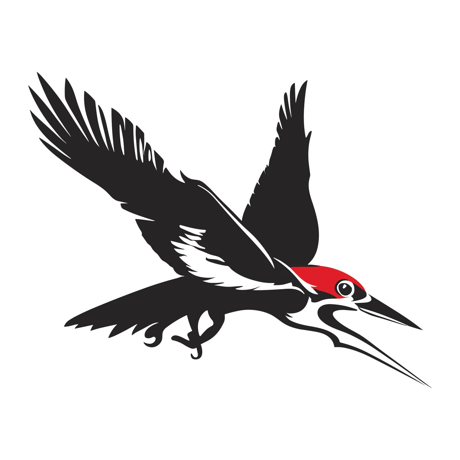 Woodpecker customizable clip art set design #36820