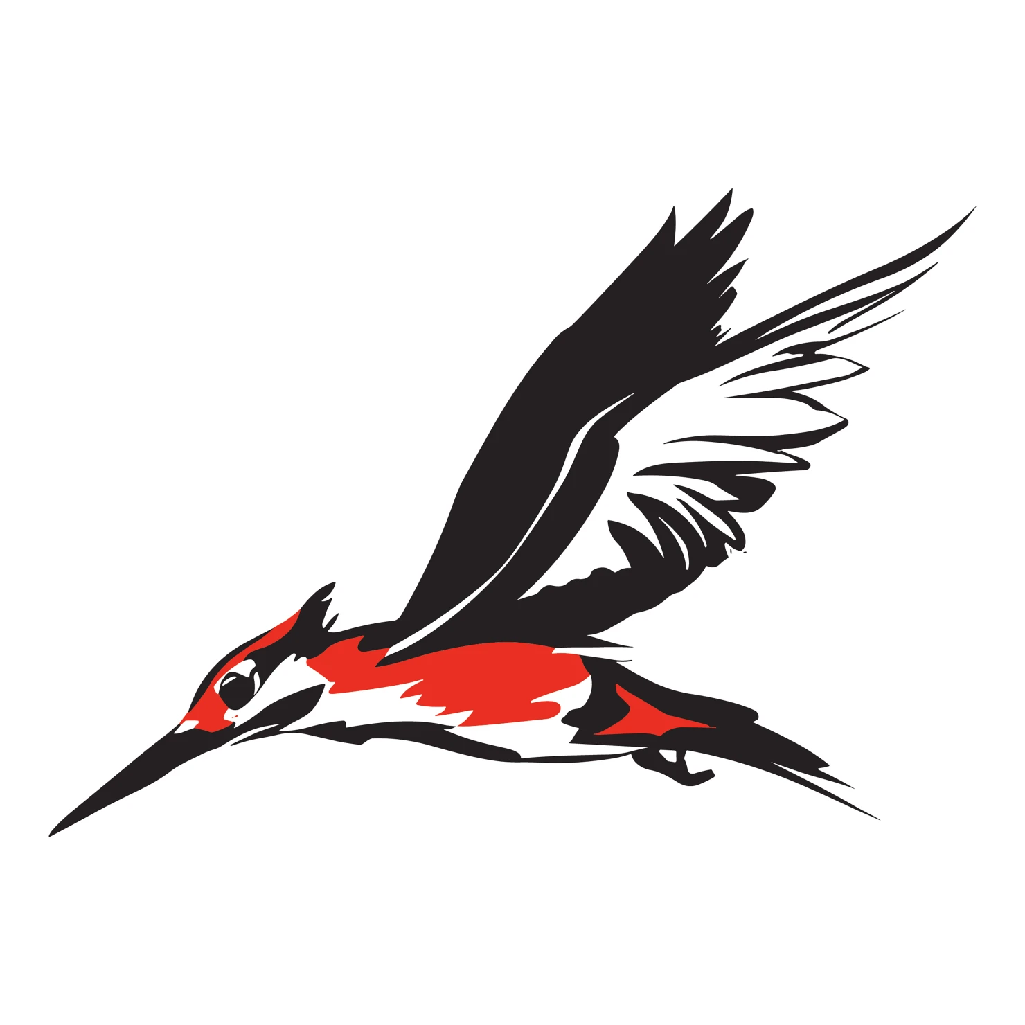 Woodpecker customizable  clip art set design #36823