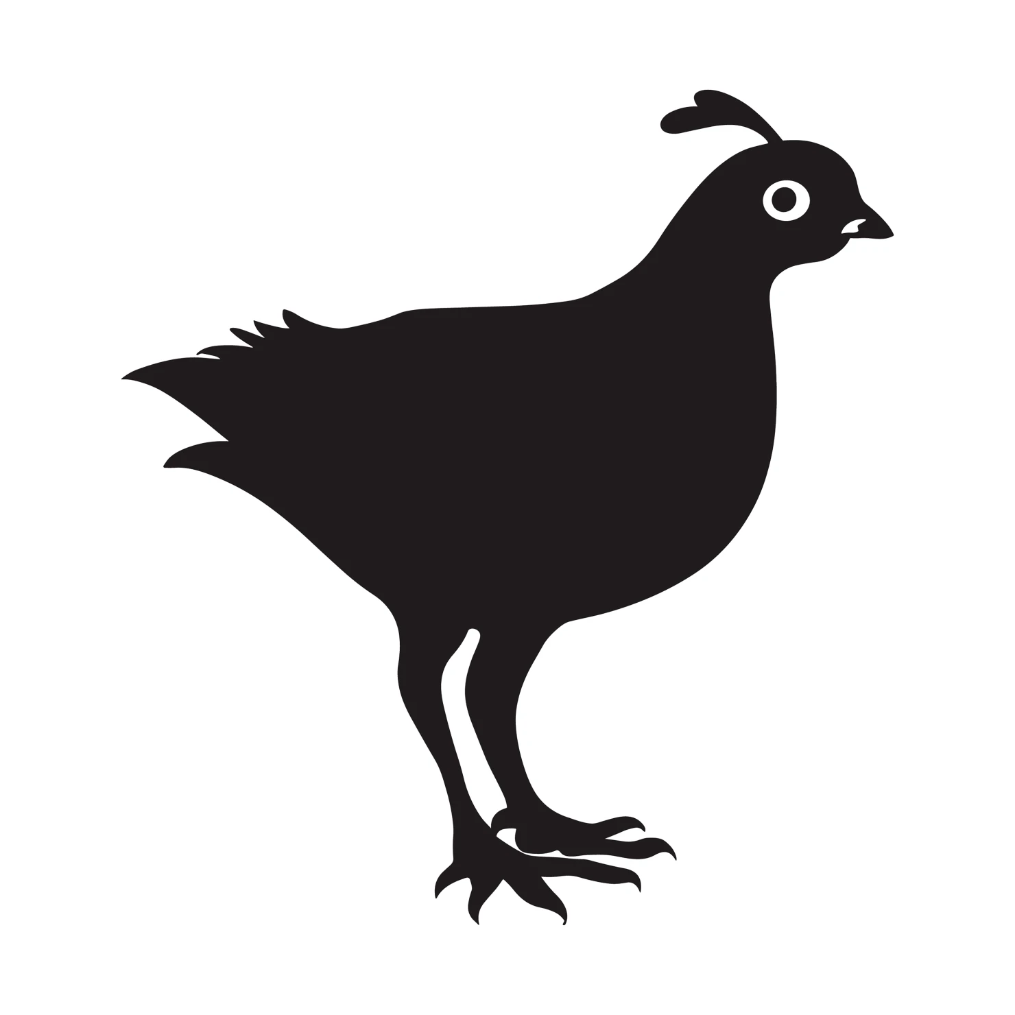 Quail customizable silhouettes set design #36959