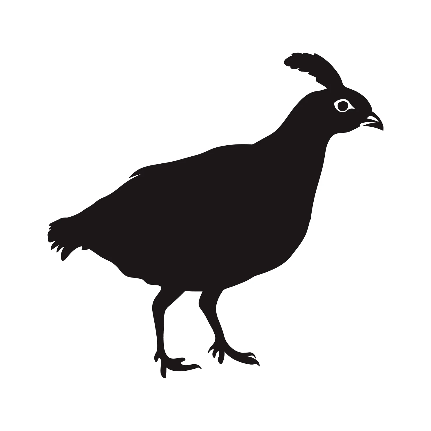 Quail customizable silhouettes set design #36969