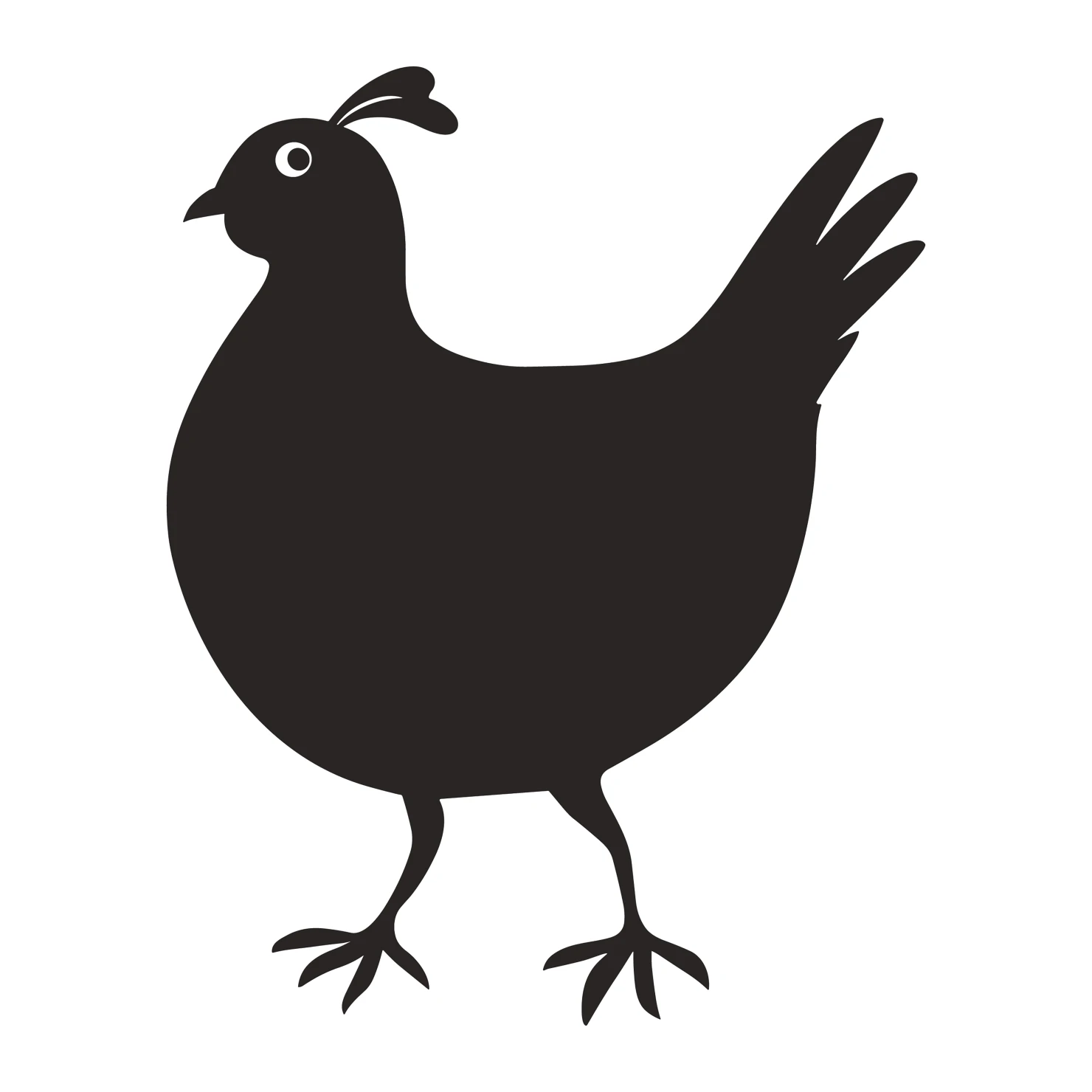 Quail customizable silhouettes set design #36970