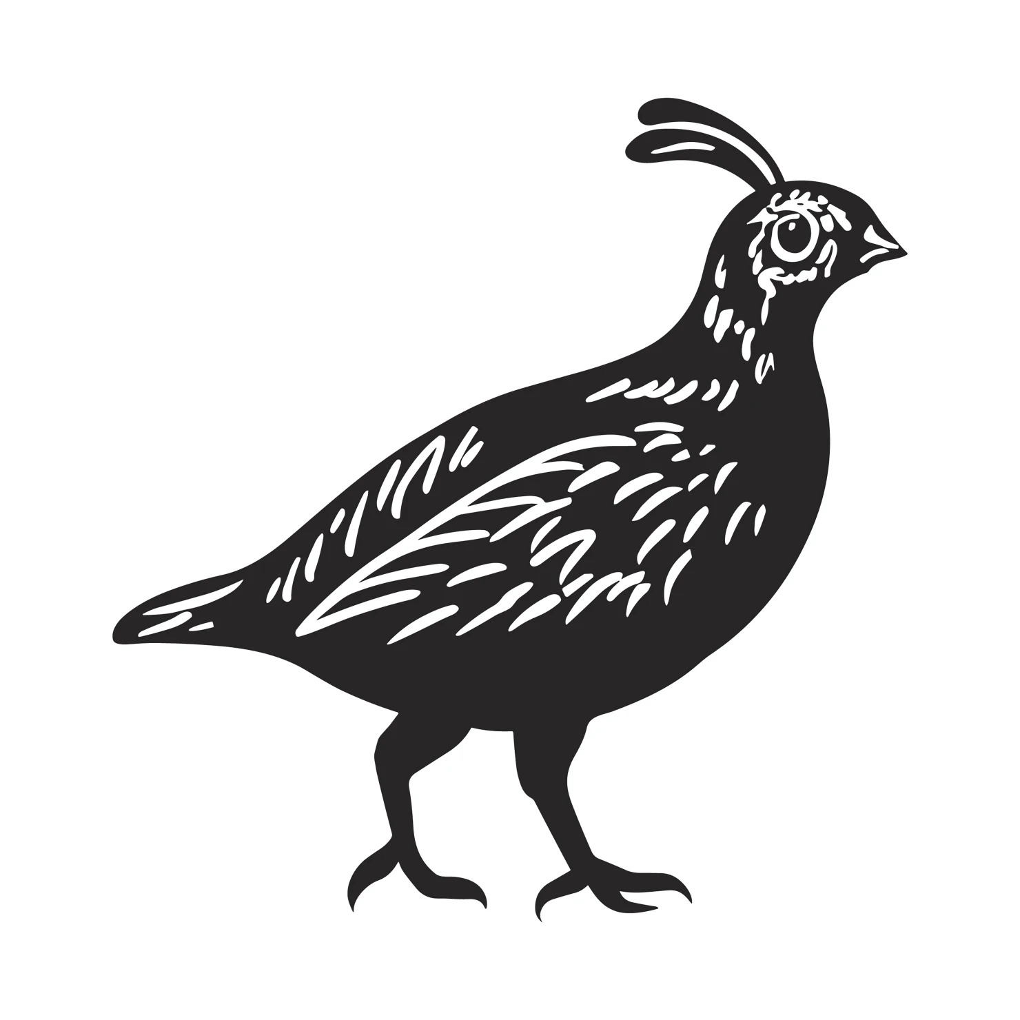 Quail customizable clip art set design #36976